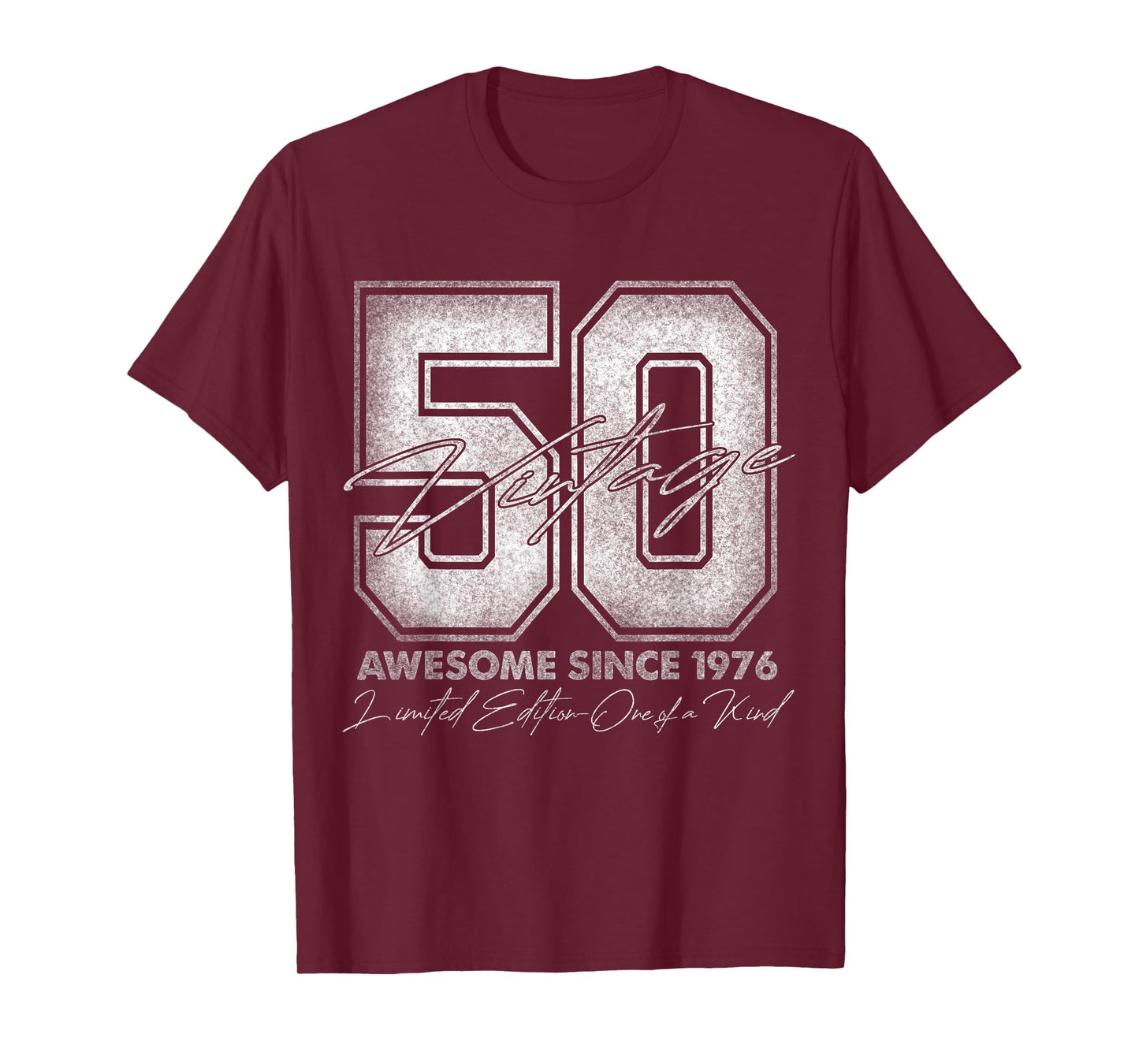 50 Year Old Gifts Vintage 1976 Limited Edition 50th Birthday T-Shirt