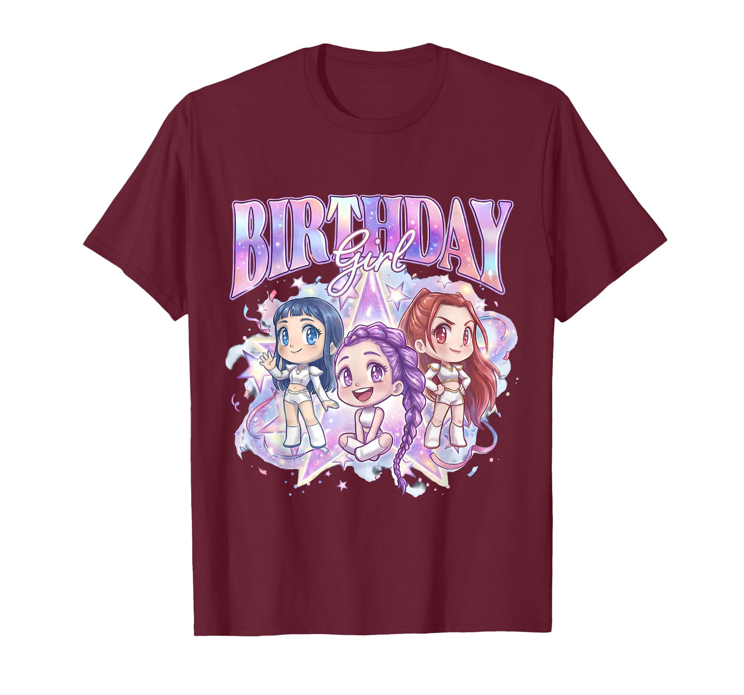 It's My Birthday Cute Chibi Kpop Funny Birthday Girl Korean T-Shirt