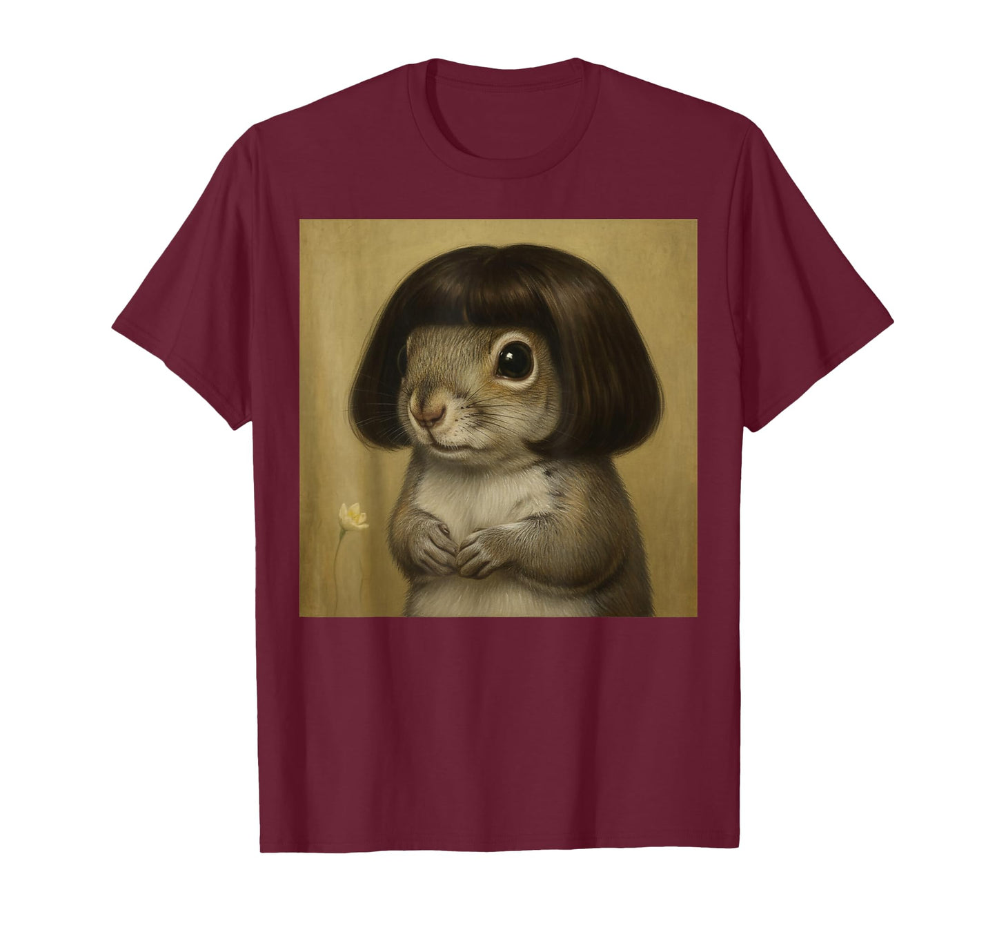Surreal Squirrel Portrait Whimsical Gifts for Men Women Kid T-Shirt
