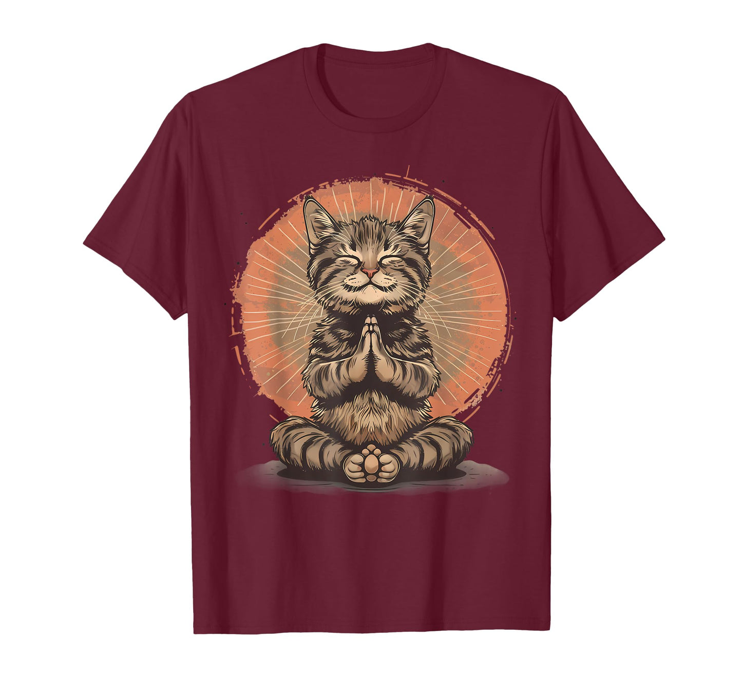 Cat Meditation Zen Buddha Hindu Buddhist Spirituality T-Shirt