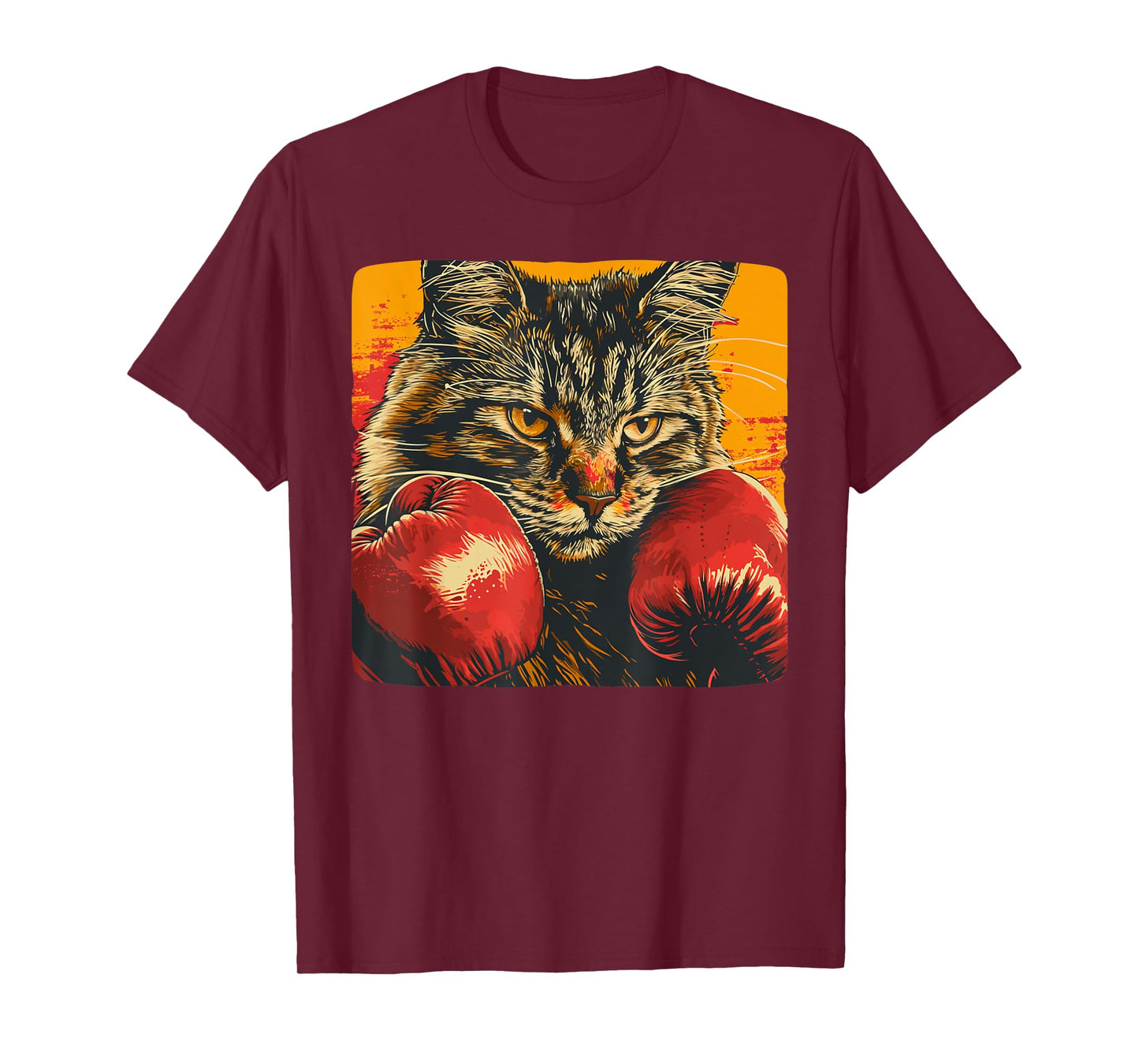 Cool boxing cat for boxing gloves and cats lovers Men Women Girls Kids T-Shirt