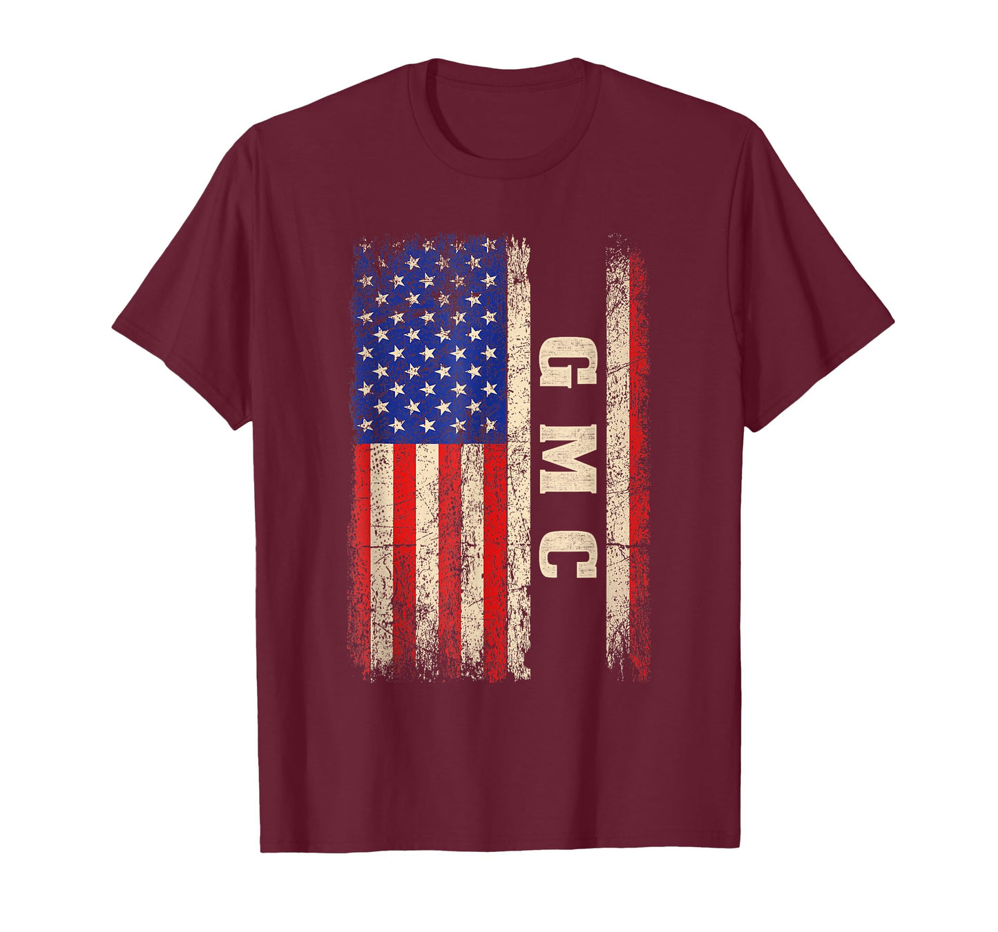 GMC Last Name Shirt GMC Name American Flag T-Shirt