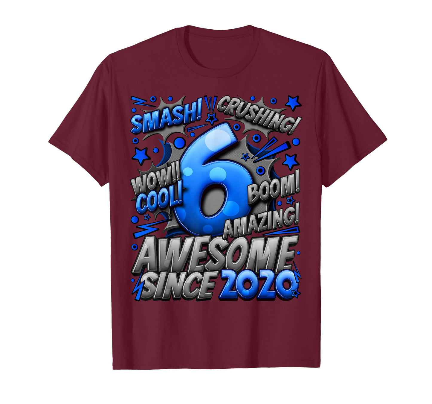 6 Year Old Gifts for Boys 6th Birthday Boy 6 Year Old Boy T-Shirt