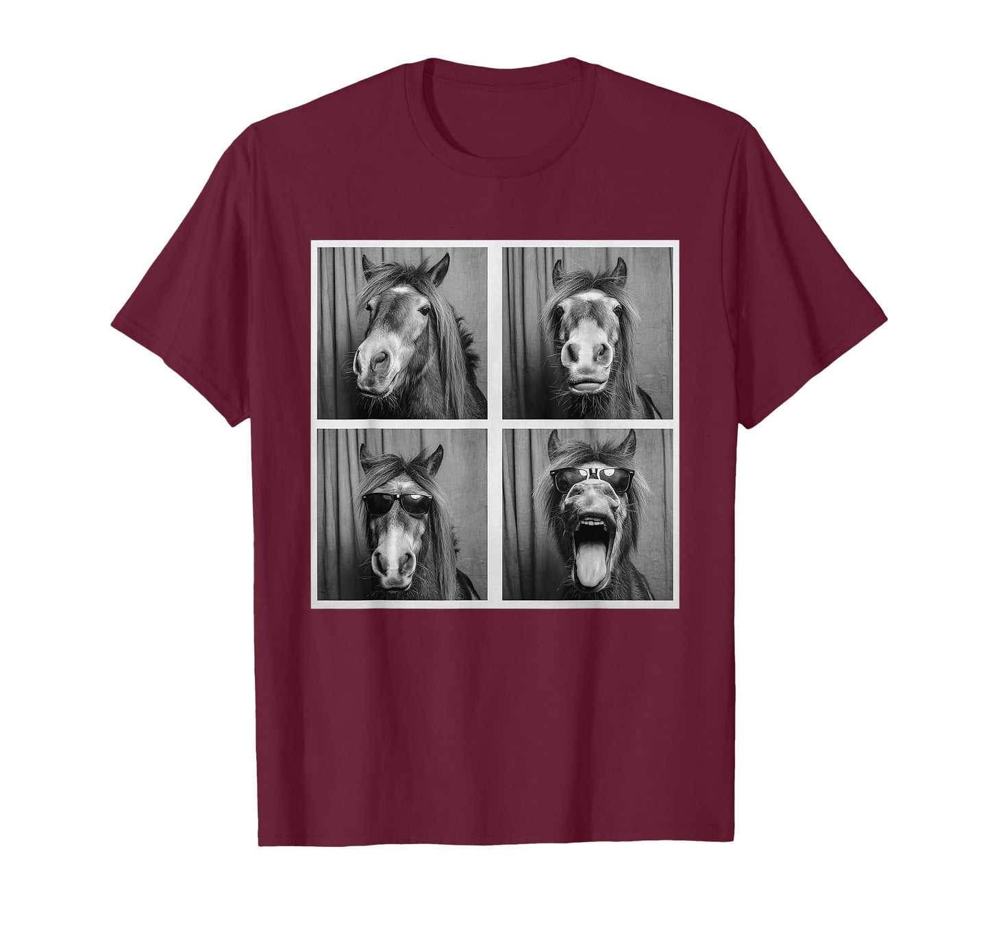 Funny Horse Sunglasses T-Shirt