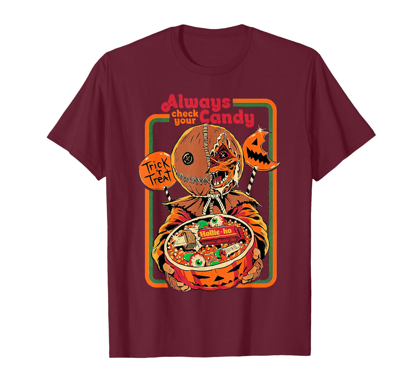 Trick 'r Treat Always Check Your Candy Halloween T-Shirt