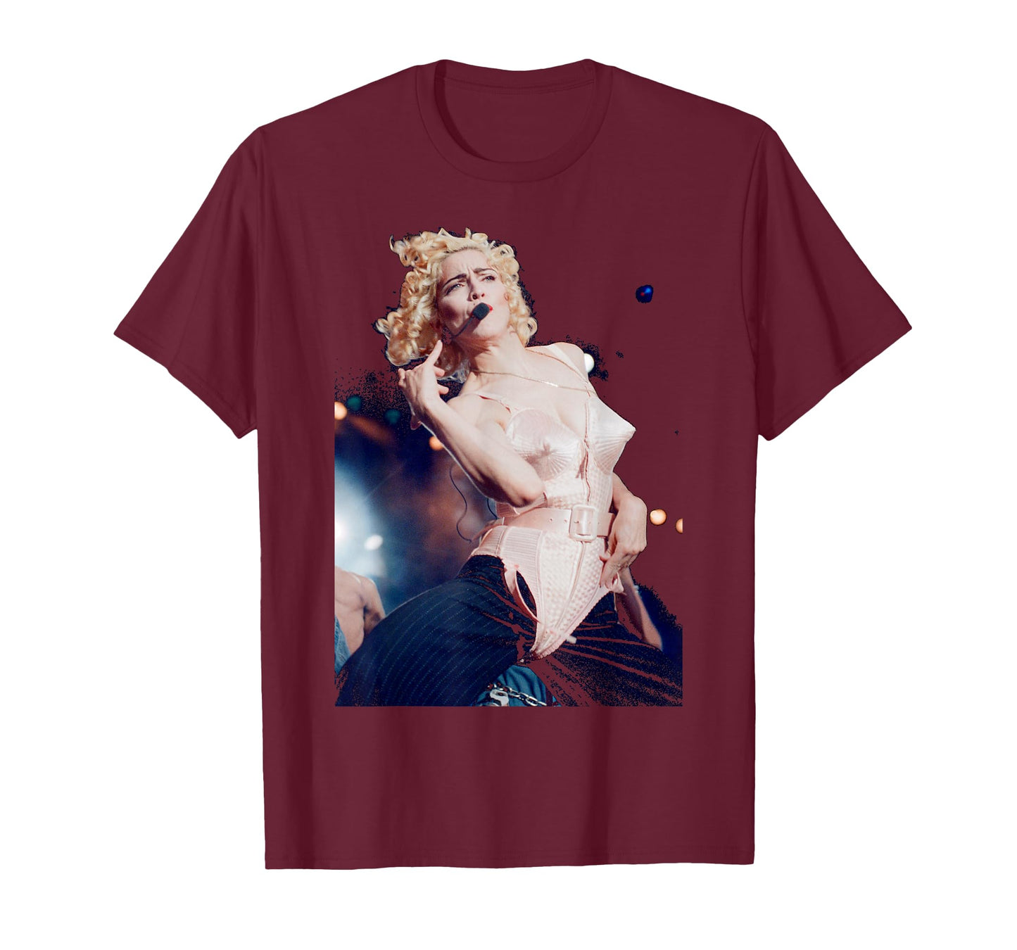 Madonna Pink Corset Live Blond Ambition World Tour 1990 T-Shirt