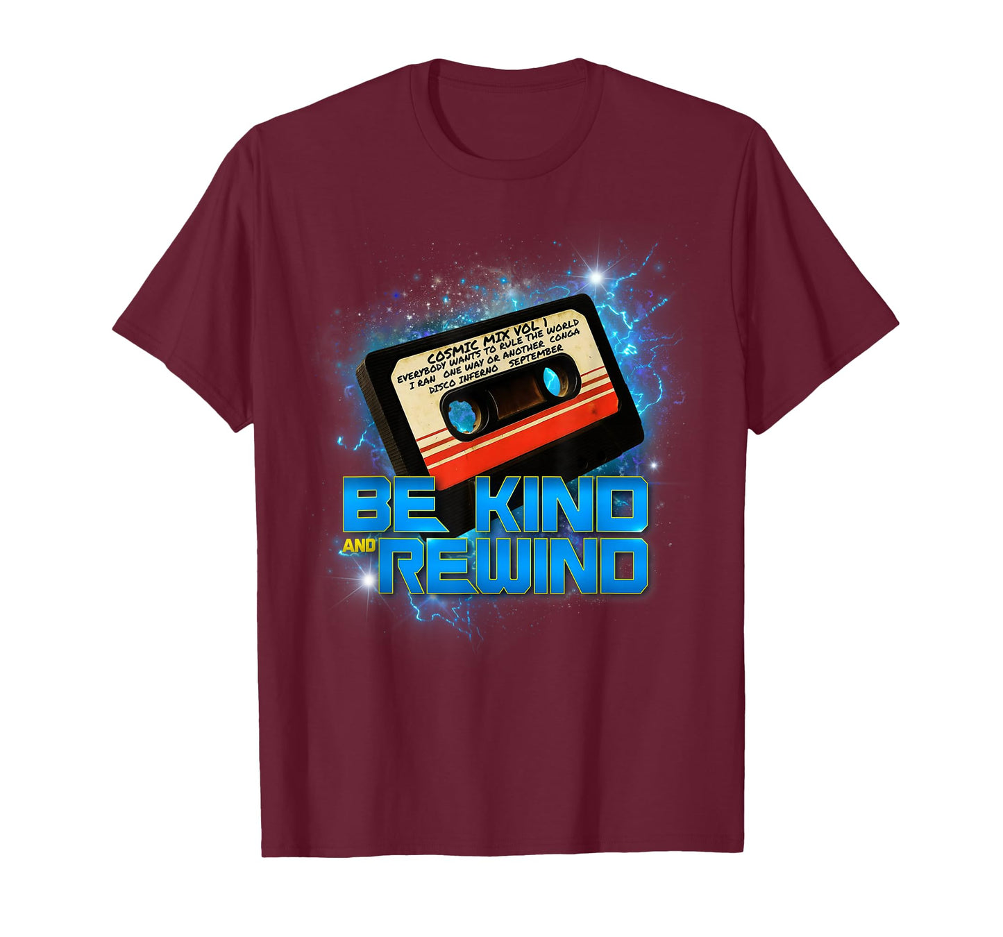 Be Kind and Rewind Retro Cassette Cosmic Remix T-Shirt