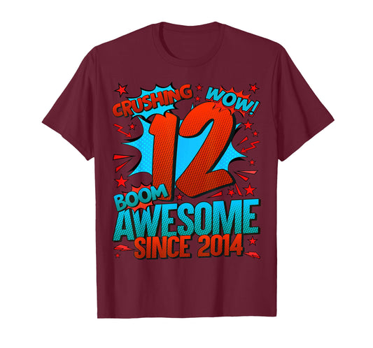12 Year Old Gifts for Boys 12th Birthday Boy 12 Year Old Boy T-Shirt
