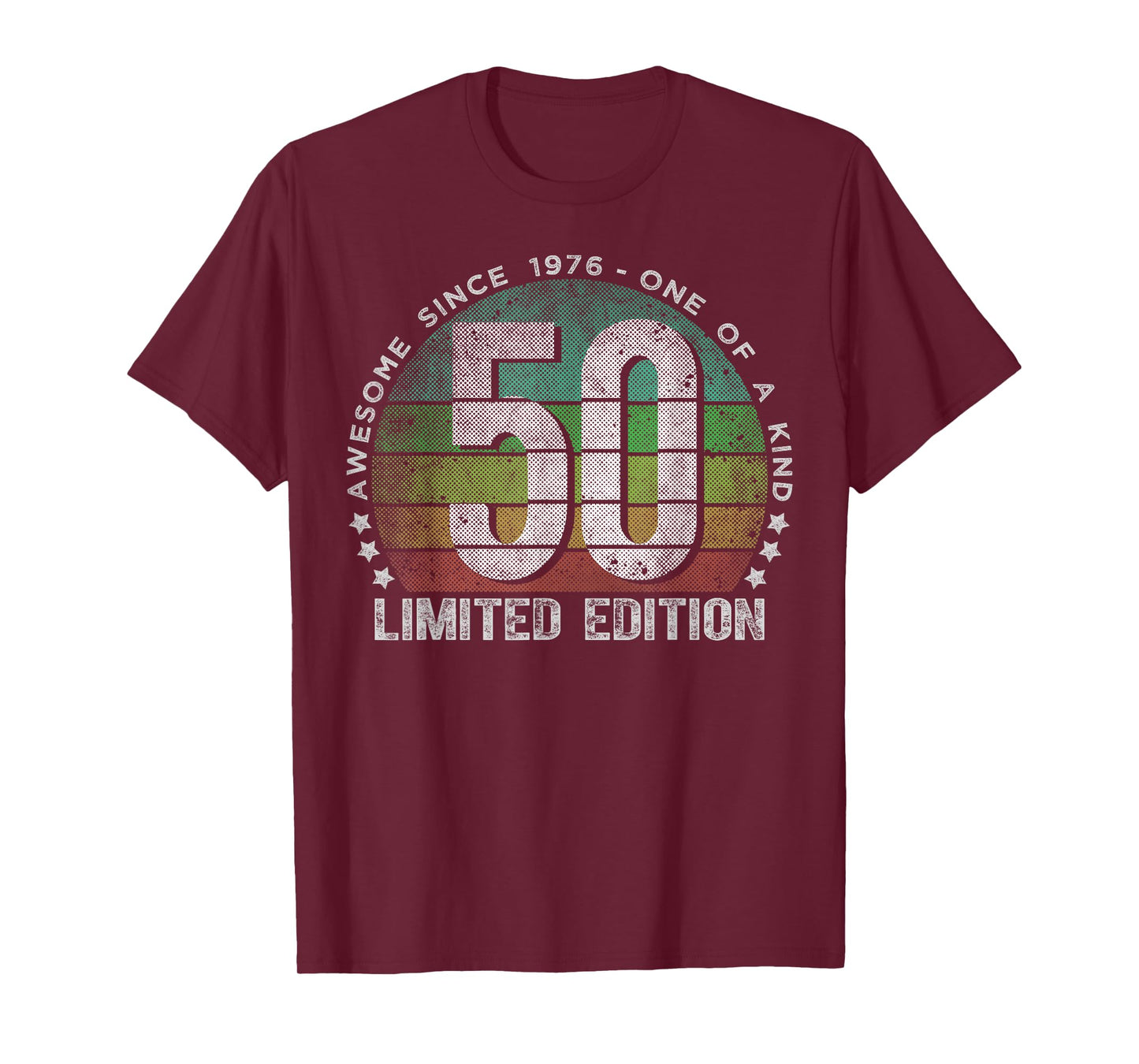 50 Year Old Gifts Vintage 1976 Limited Edition 50th Birthday T-Shirt