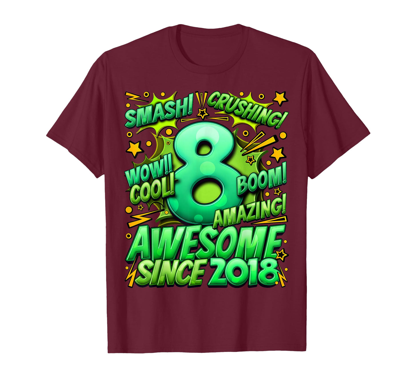 8 Year Old Gifts for Boys 8th Birthday Boy 8 Year Old Boy T-Shirt