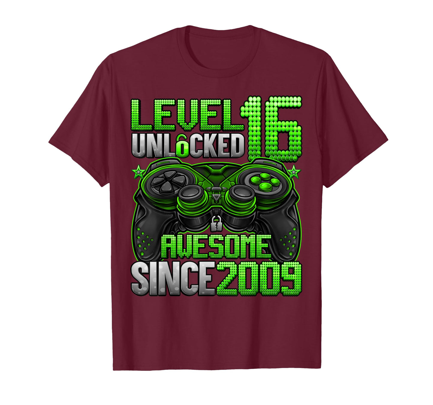 Level 16 Unlocked 16 Year Old Gifts Boys 16th Birthday Boy T-Shirt