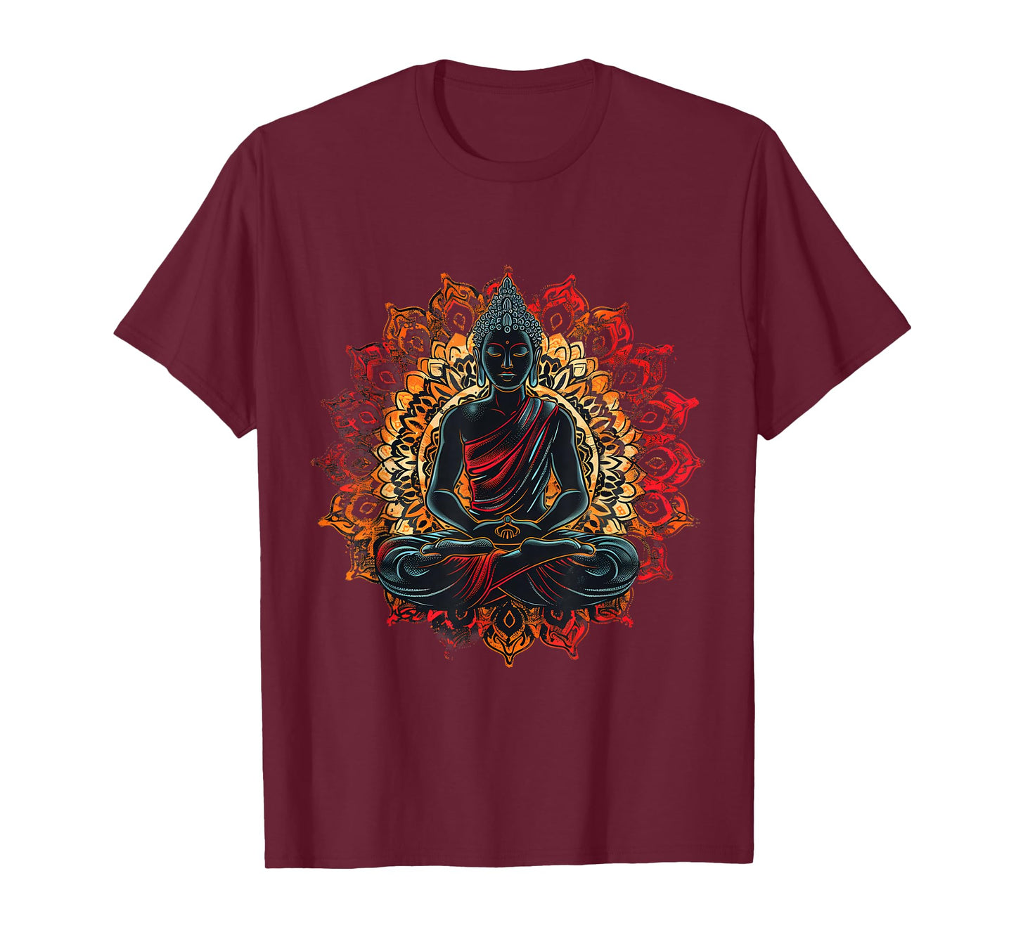 Meditation Hindu Zen Buddha Mandala Spiritual Buddhist T-Shirt