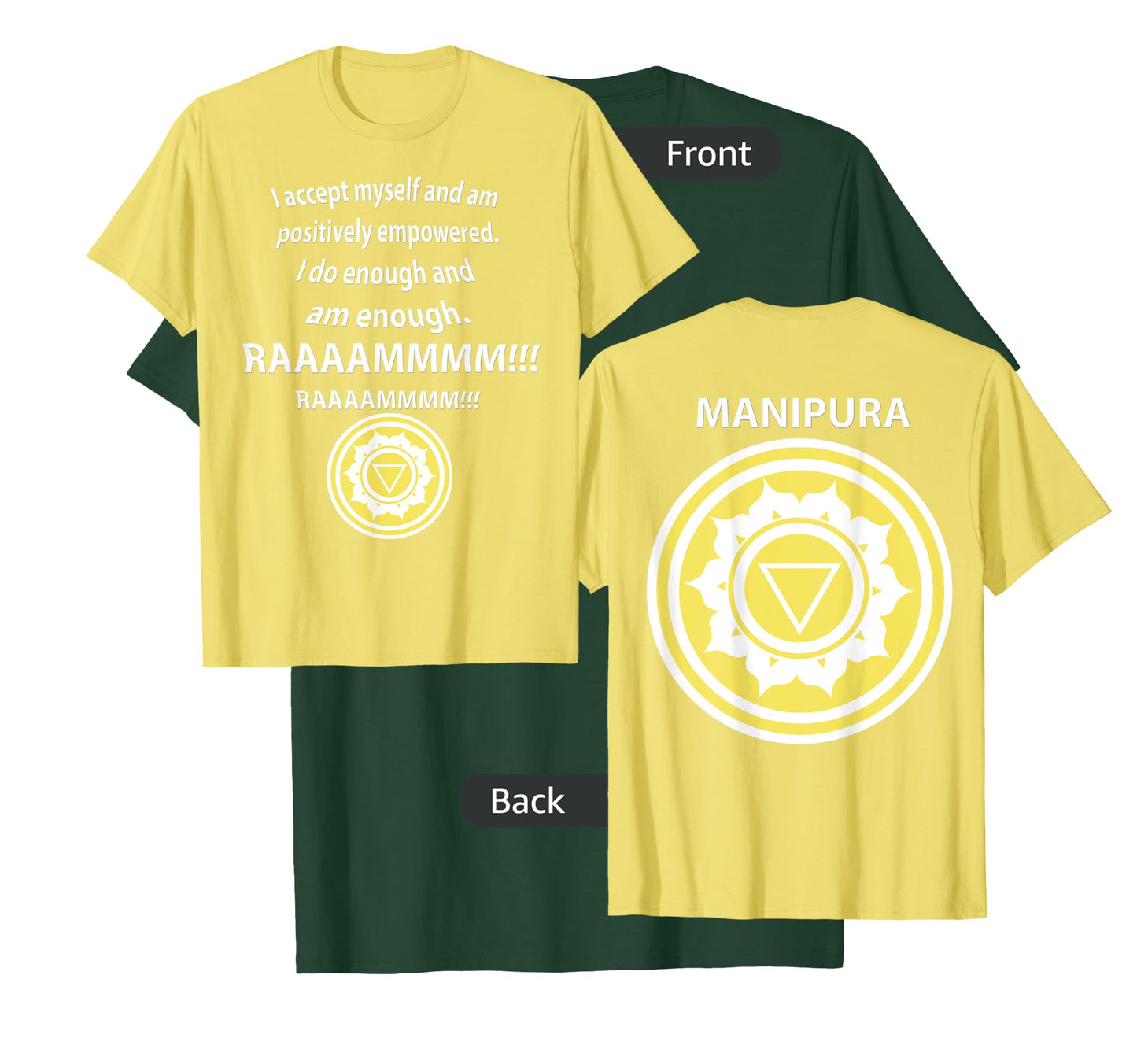 SOLAR PLEXUS CHAKRA MANIPURA T-shirt Tantra Yoga MEDITATION