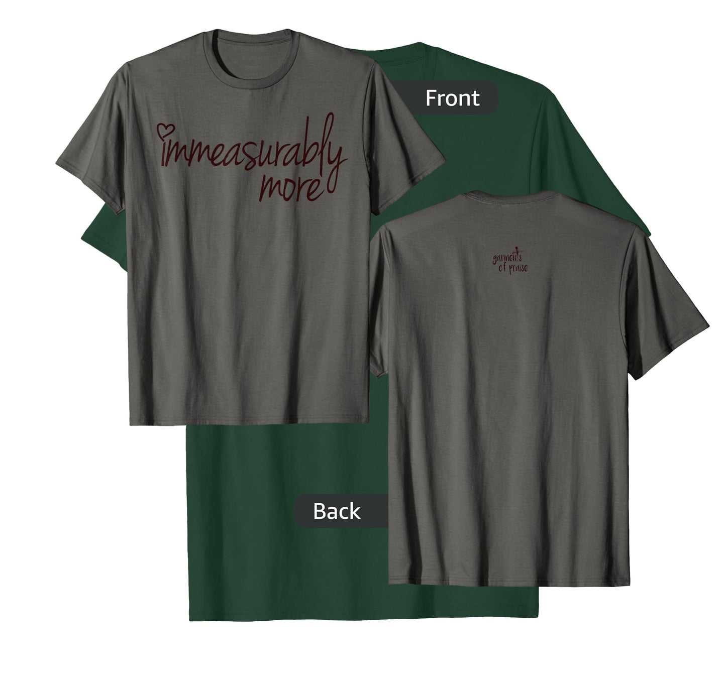 Ephesians 3:20 - Immeasurably More - Inspirational Christian T-Shirt