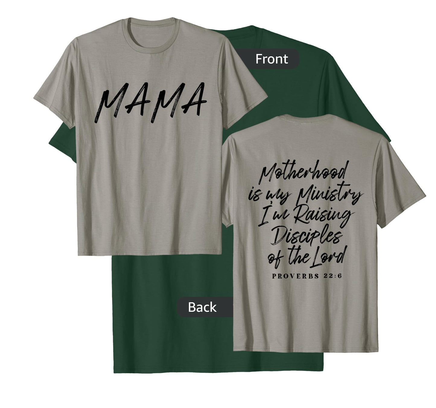 Mama Motherhood Is My Ministry I'm Raising Disciples Of Lord T-Shirt