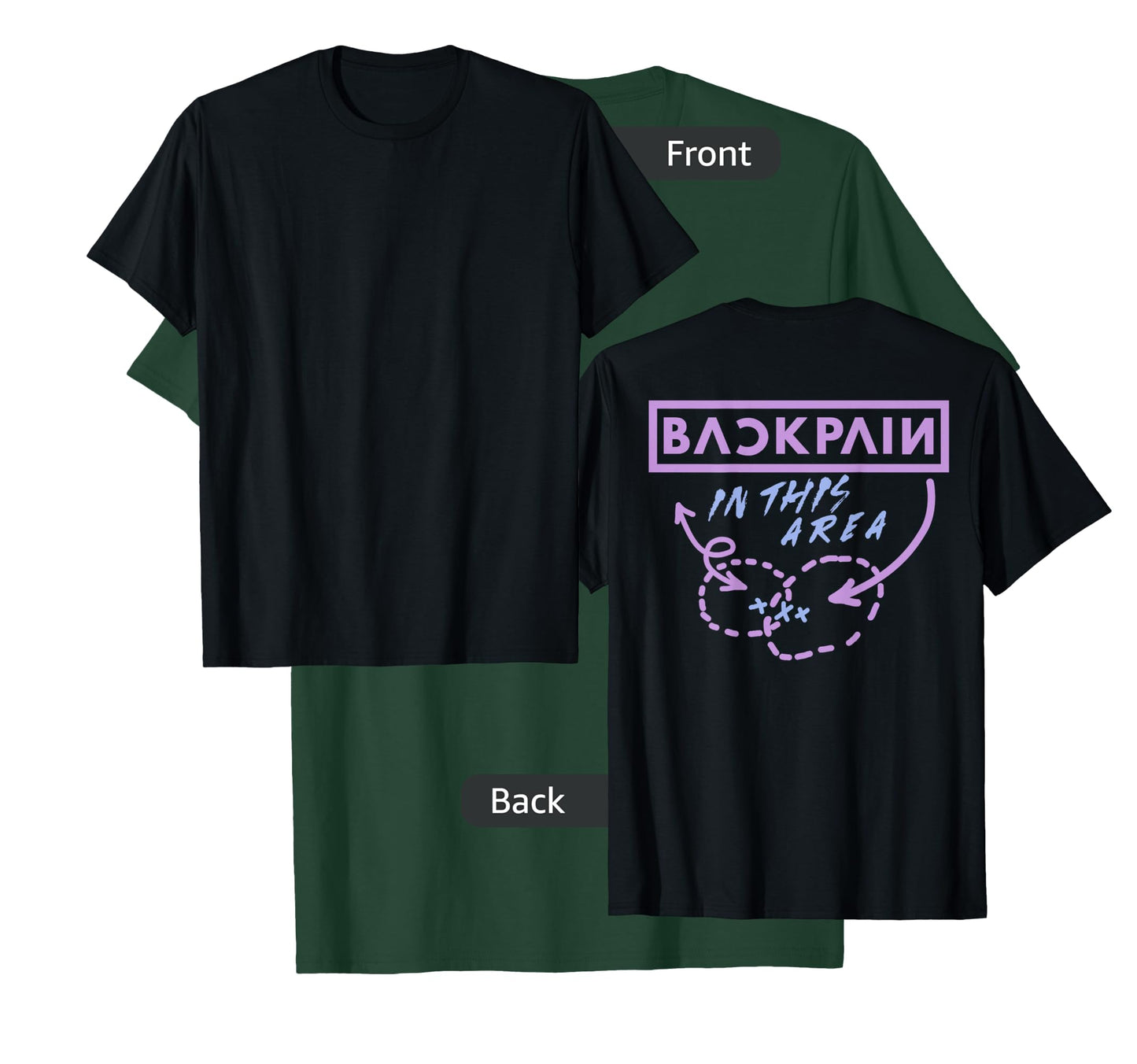 Back Pain In This Area (on back) T-Shirt