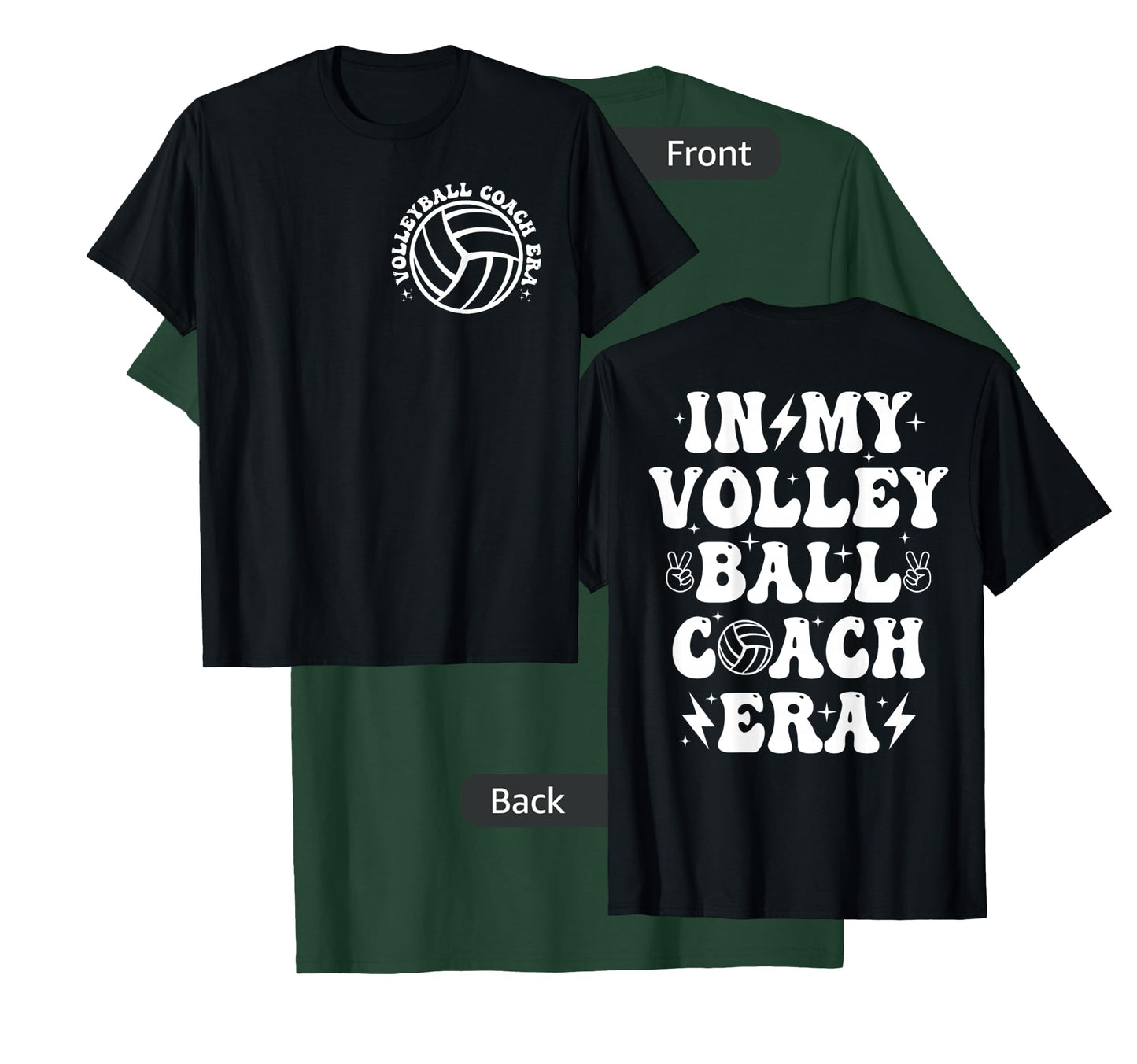Funny In My Volleyball Coach Era Coach Volleyball Player Dad T-Shirt