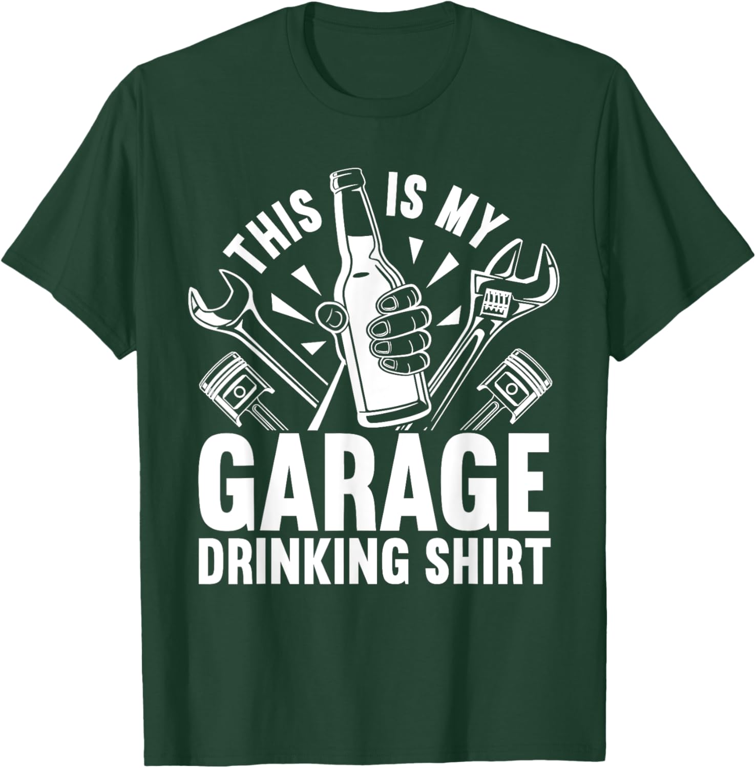 Garage Drinker Beer This Is My Garage Drinking T-Shirt - T-Shirt | Forest