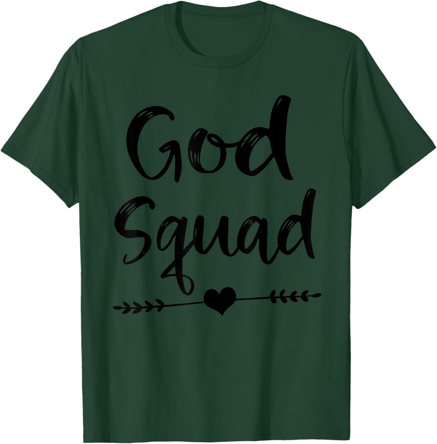 God Squad Matching Christian Group Saying Quote T-Shirt - T-Shirt | Forest