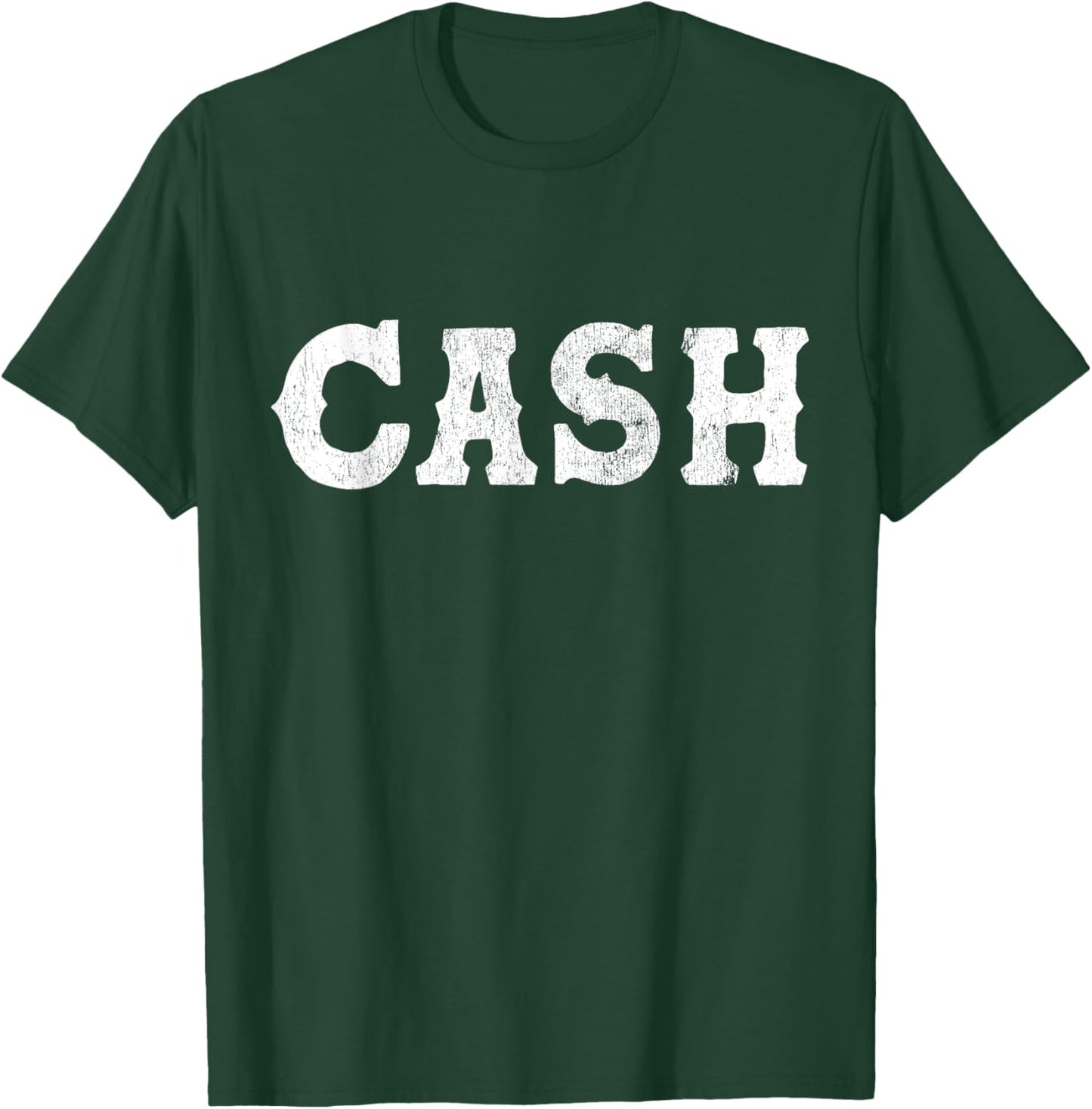 Cash Country Music Lovers Outlaw Vintage Retro Distressed T-Shirt - T-Shirt | Forest