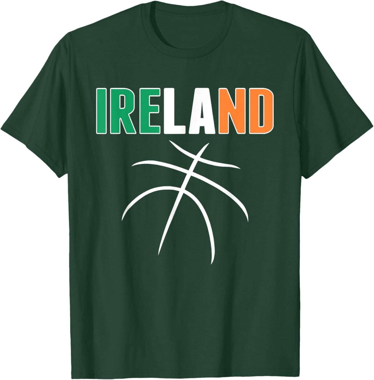 Ireland Basketball Lovers Jersey - Irish Flag Summer Sports Men Women Kids T-Shirt - T-Shirt | Forest