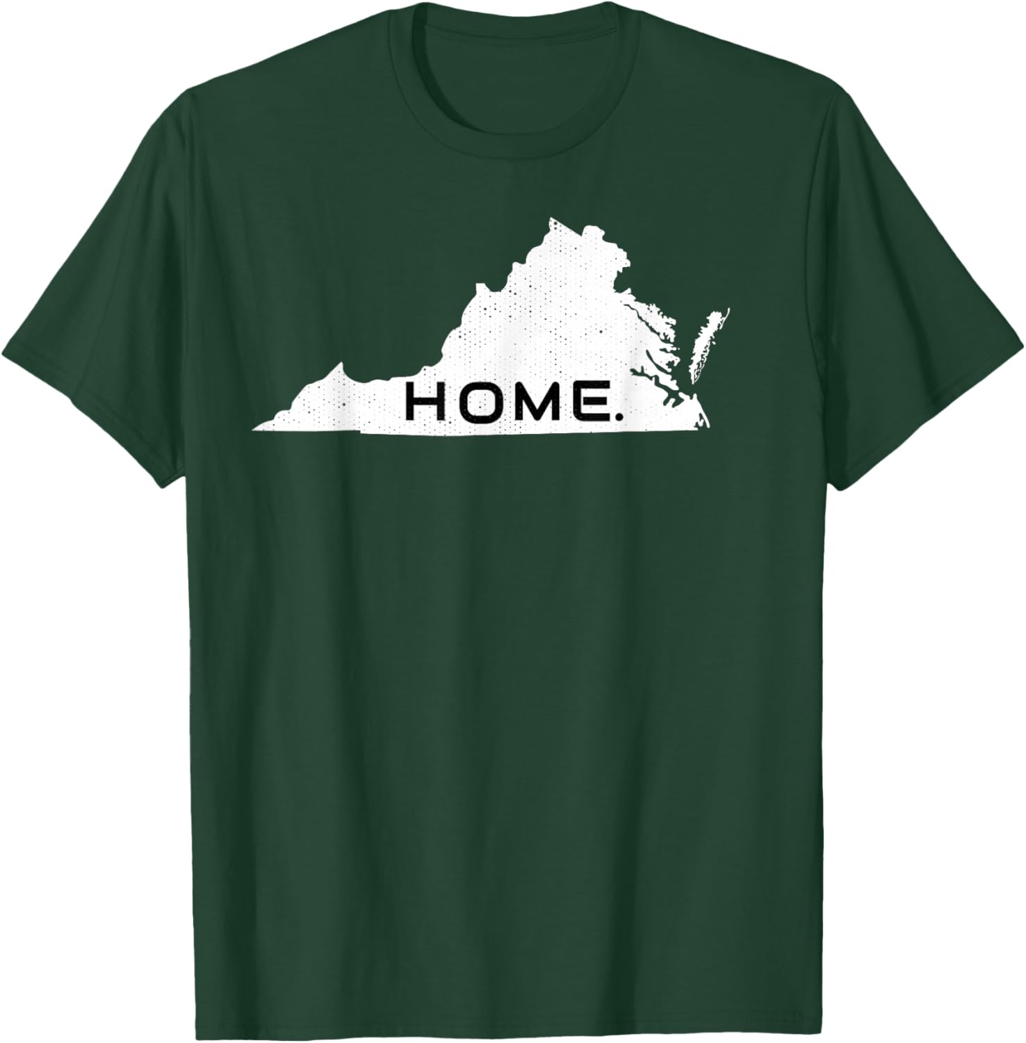 Distressed Virginia Home State T-Shirt - T-Shirt | Forest