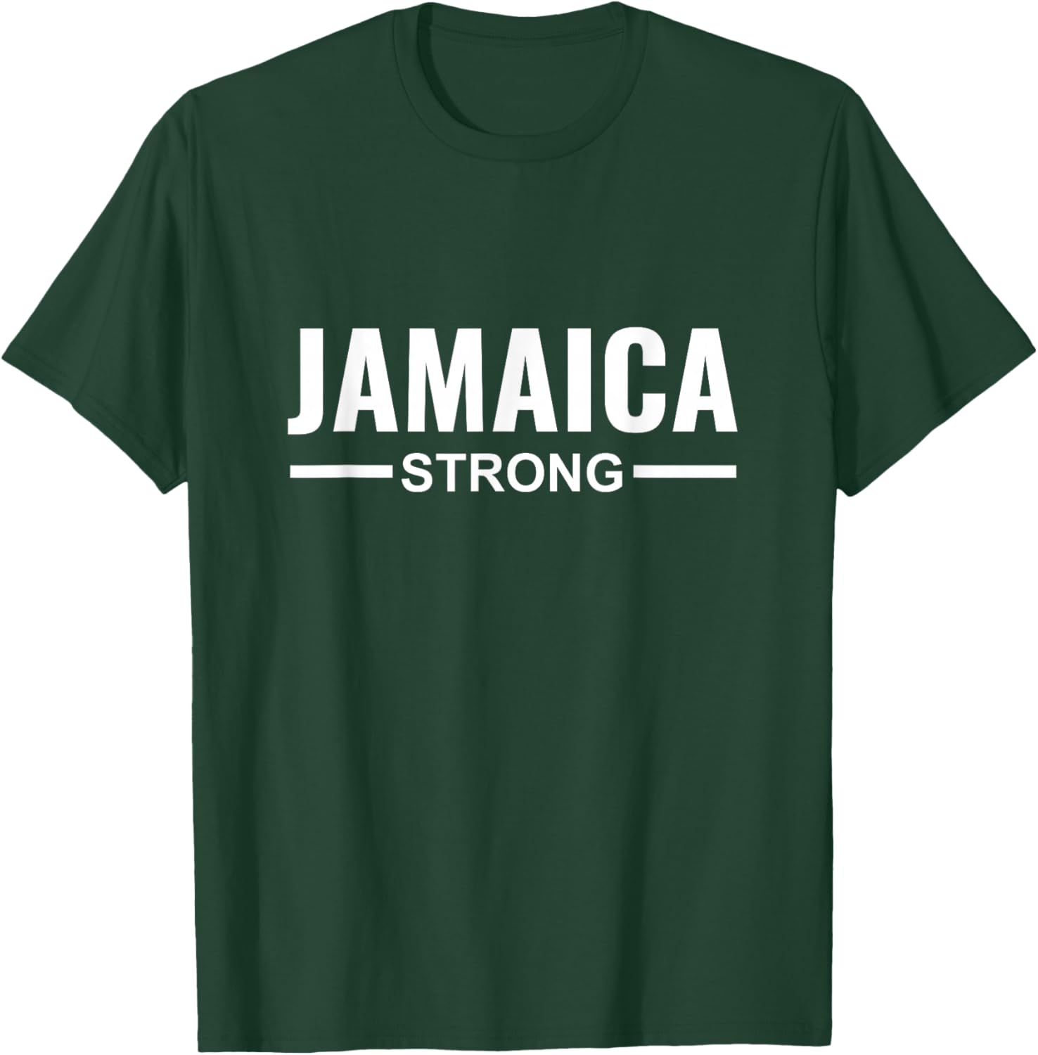 Jamaica Strong Community Strength Prayer Support T-Shirt - T-Shirt | Forest