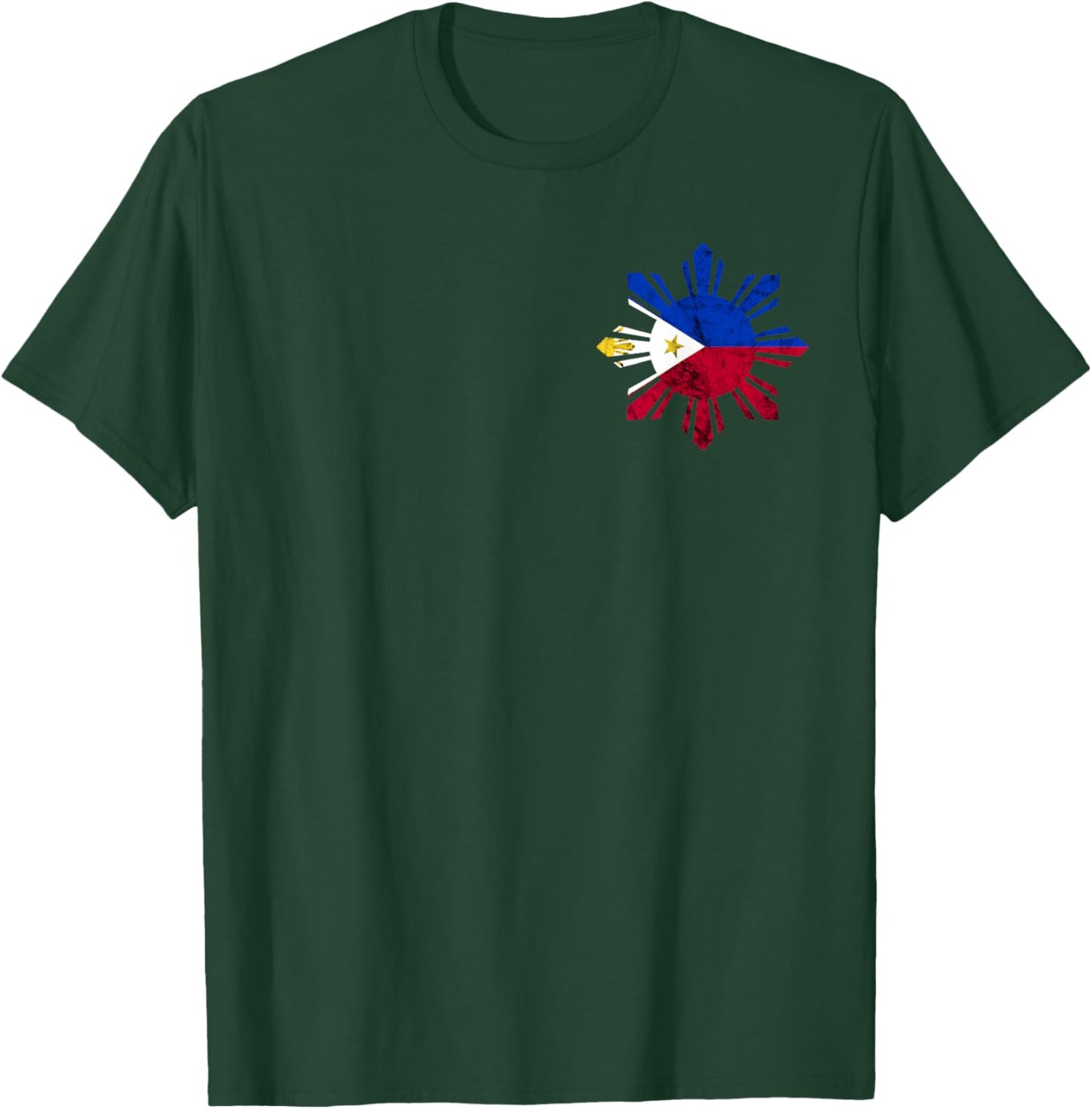 Philippines Filipino Flag Pilipinas Pride Filipino Roots T-Shirt - T-Shirt | Forest