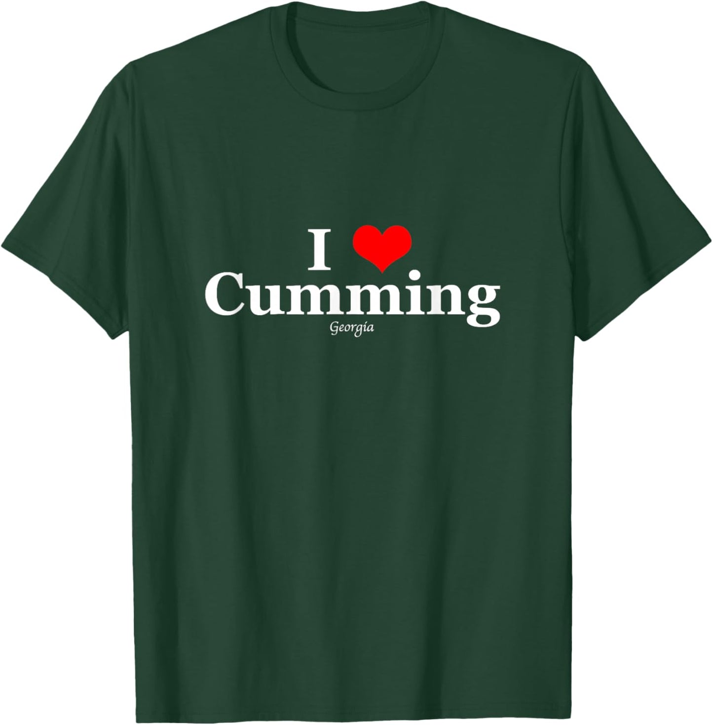 I Heart Cumming, Georgia T-Shirt - T-Shirt | Forest