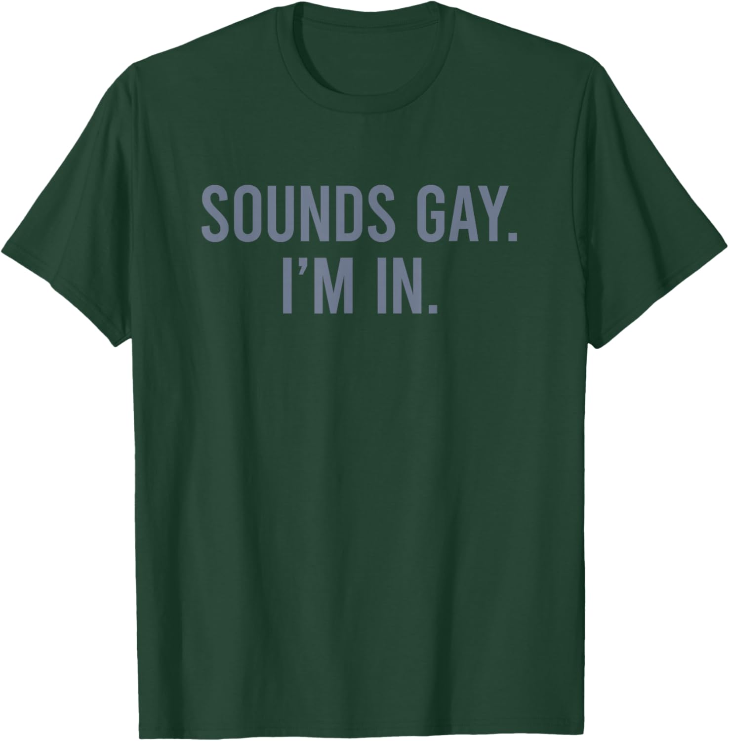 Sounds Gay I'm in T-Shirt - T-Shirt | Forest
