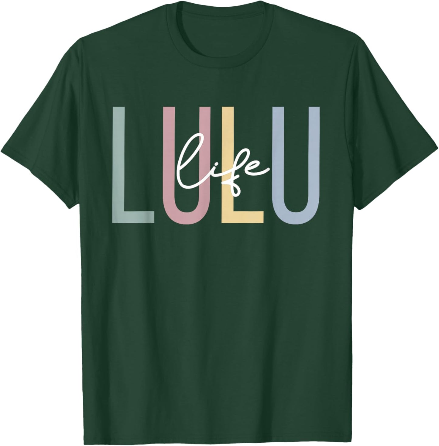 Lulu Life Lulu Grandma Boho Lulu Grandmother T-Shirt - T-Shirt | Forest