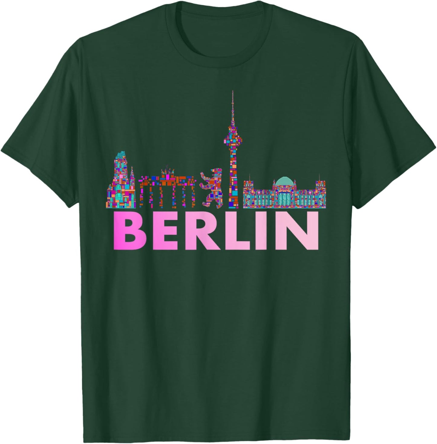 Berlin Design - Berlin Bear - I Love Berlin T-Shirt - T-Shirt | Forest
