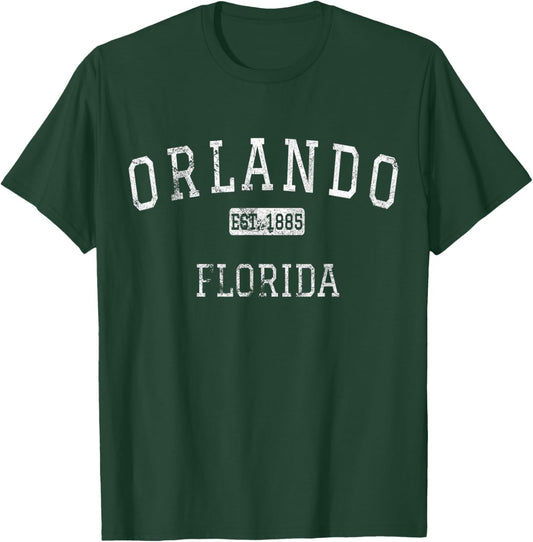 Orlando Florida FL Vintage T-Shirt - T-Shirt | Forest