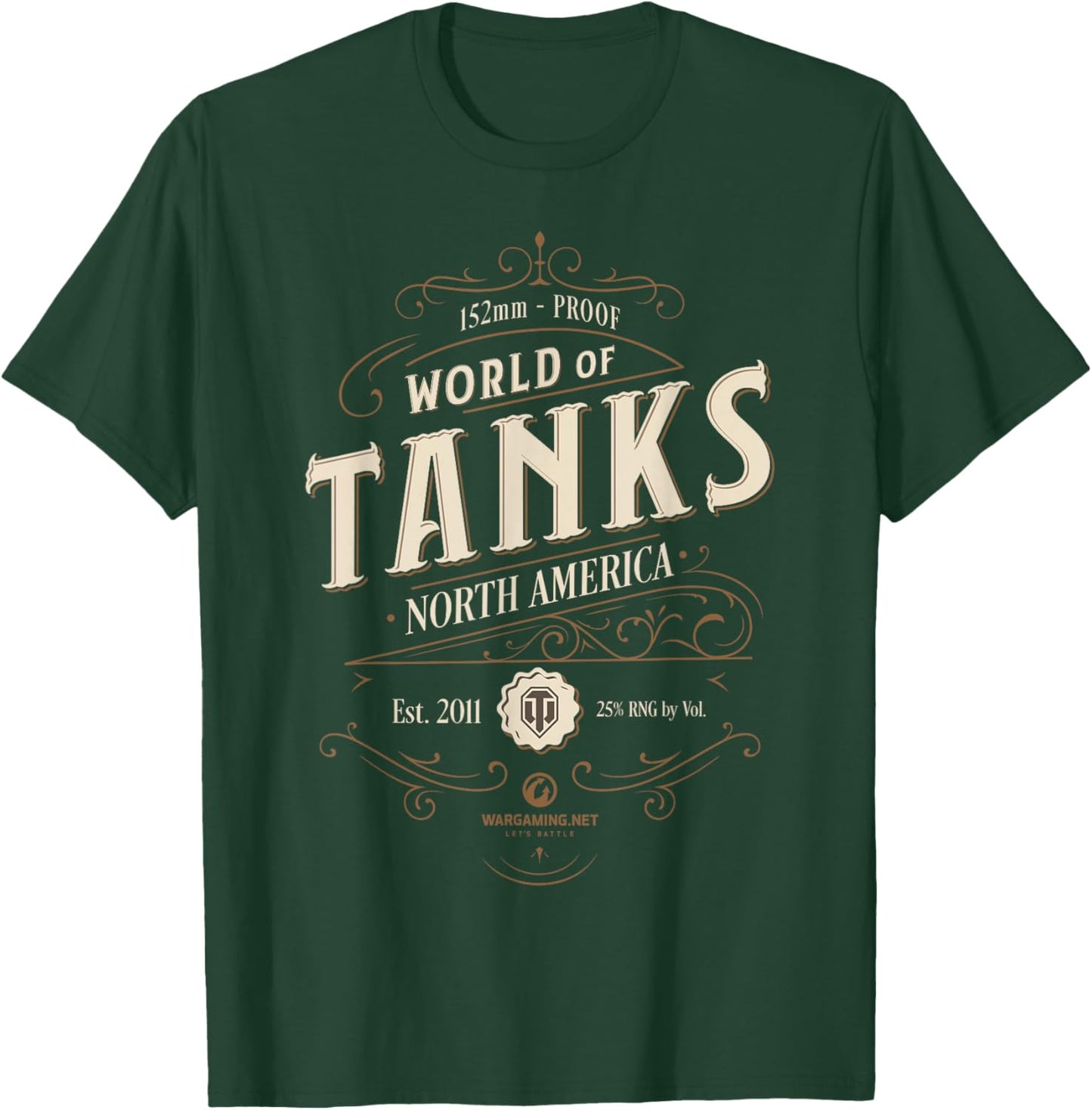 World of Tanks Vintage Label (Light) T-Shirt - T-Shirt | Forest