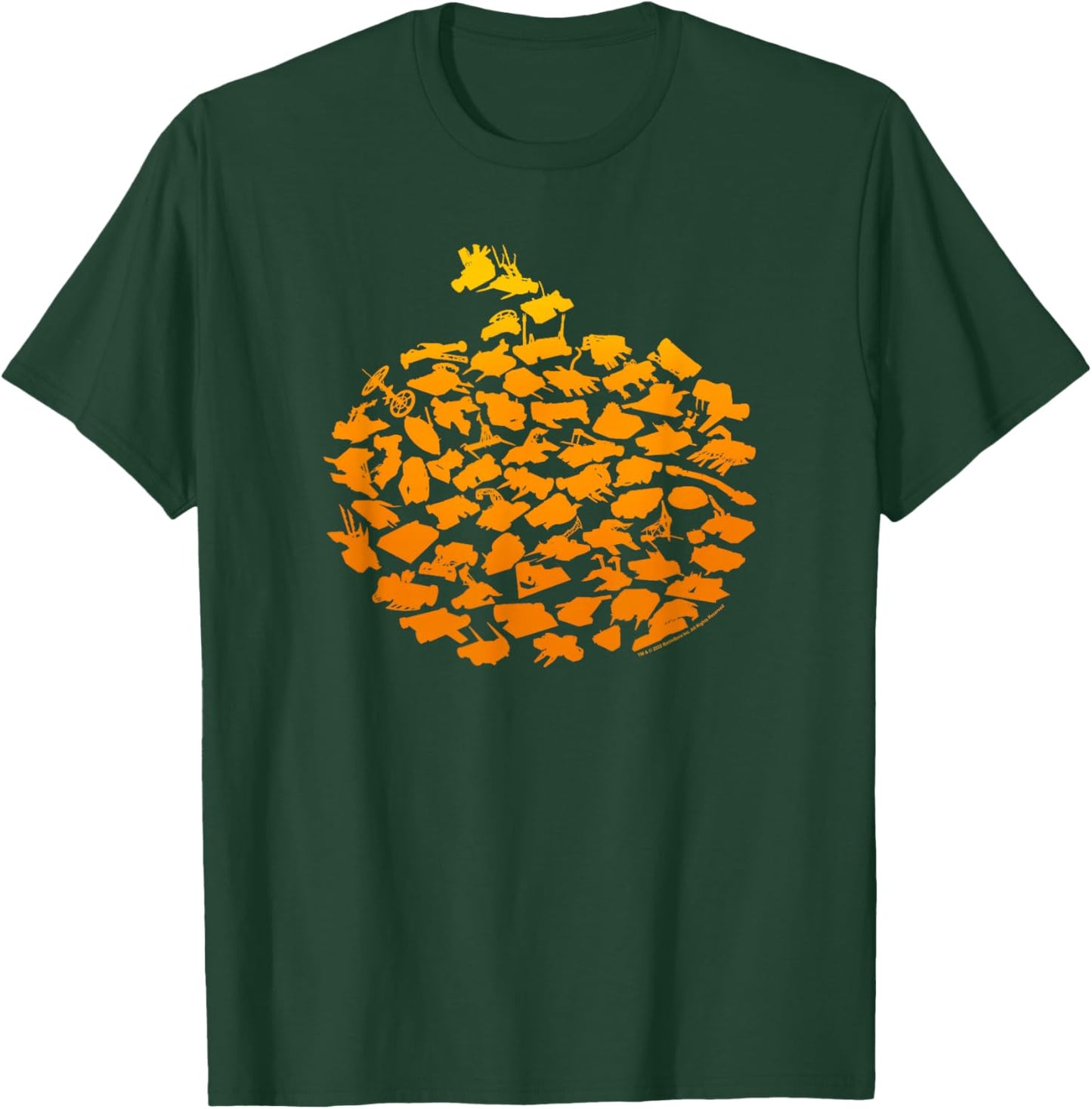 BattleBots Halloween Pumpkin Bot Collage T-Shirt - T-Shirt | Forest