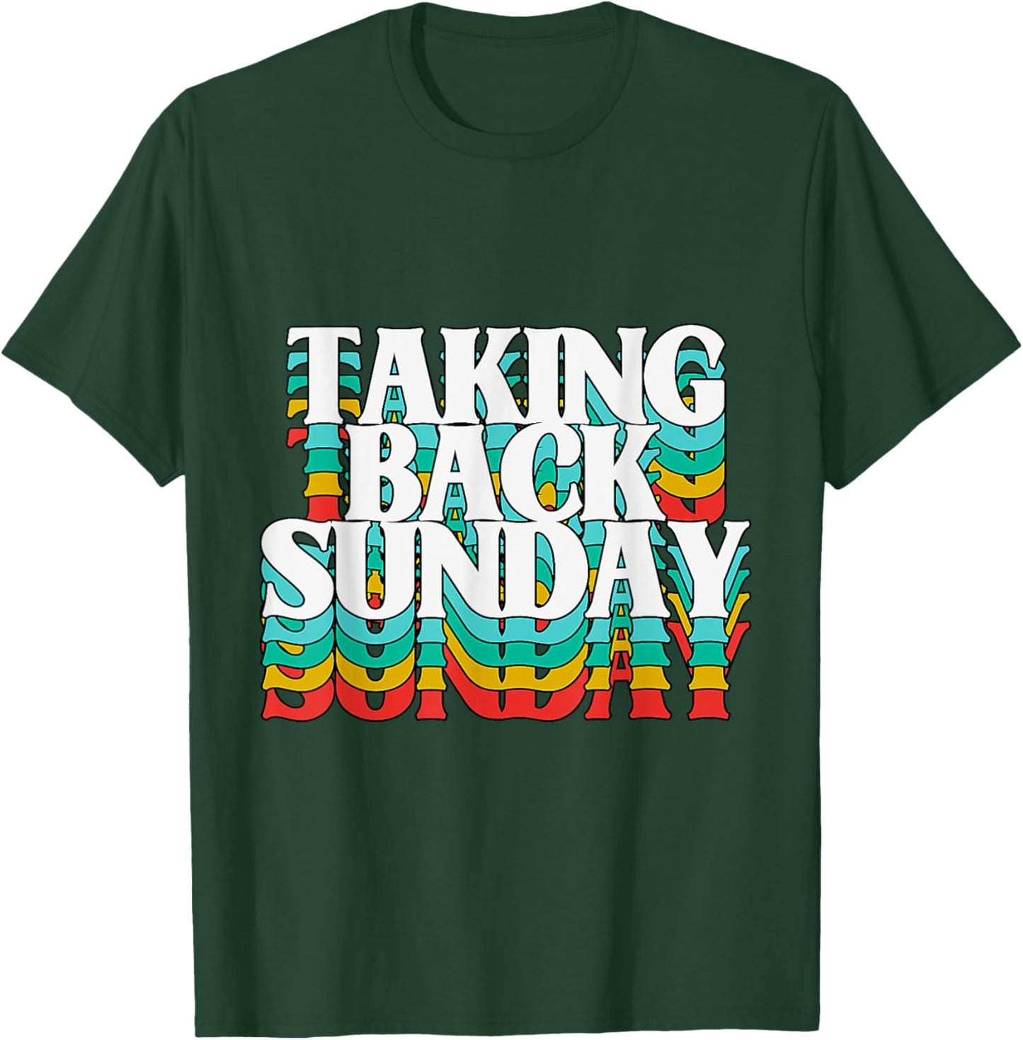Taking Back Sunday Funny Apparel Vintage T-Shirt - T-Shirt | Forest