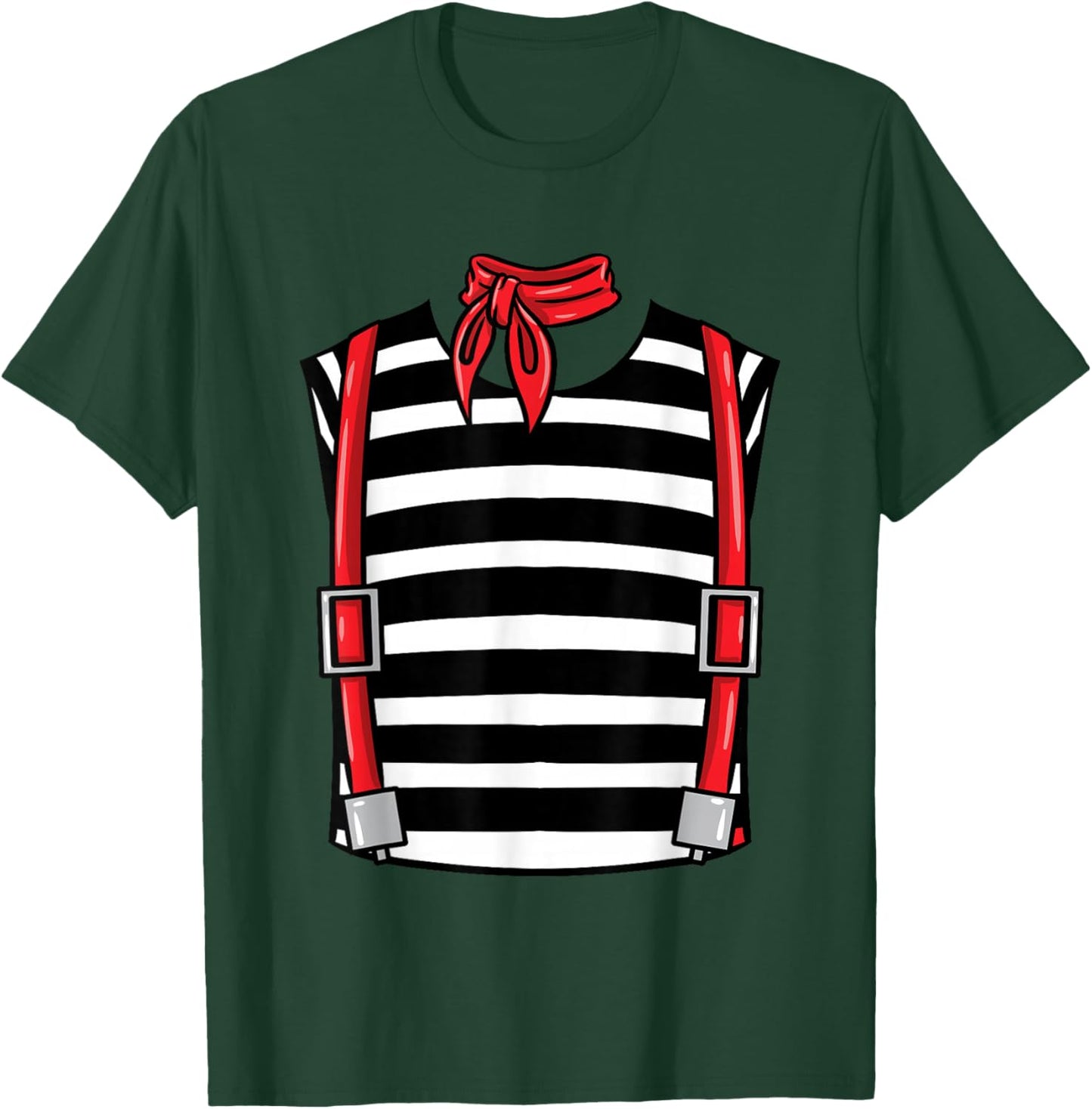 French Mime Costume Halloween T-Shirt - T-Shirt | Forest
