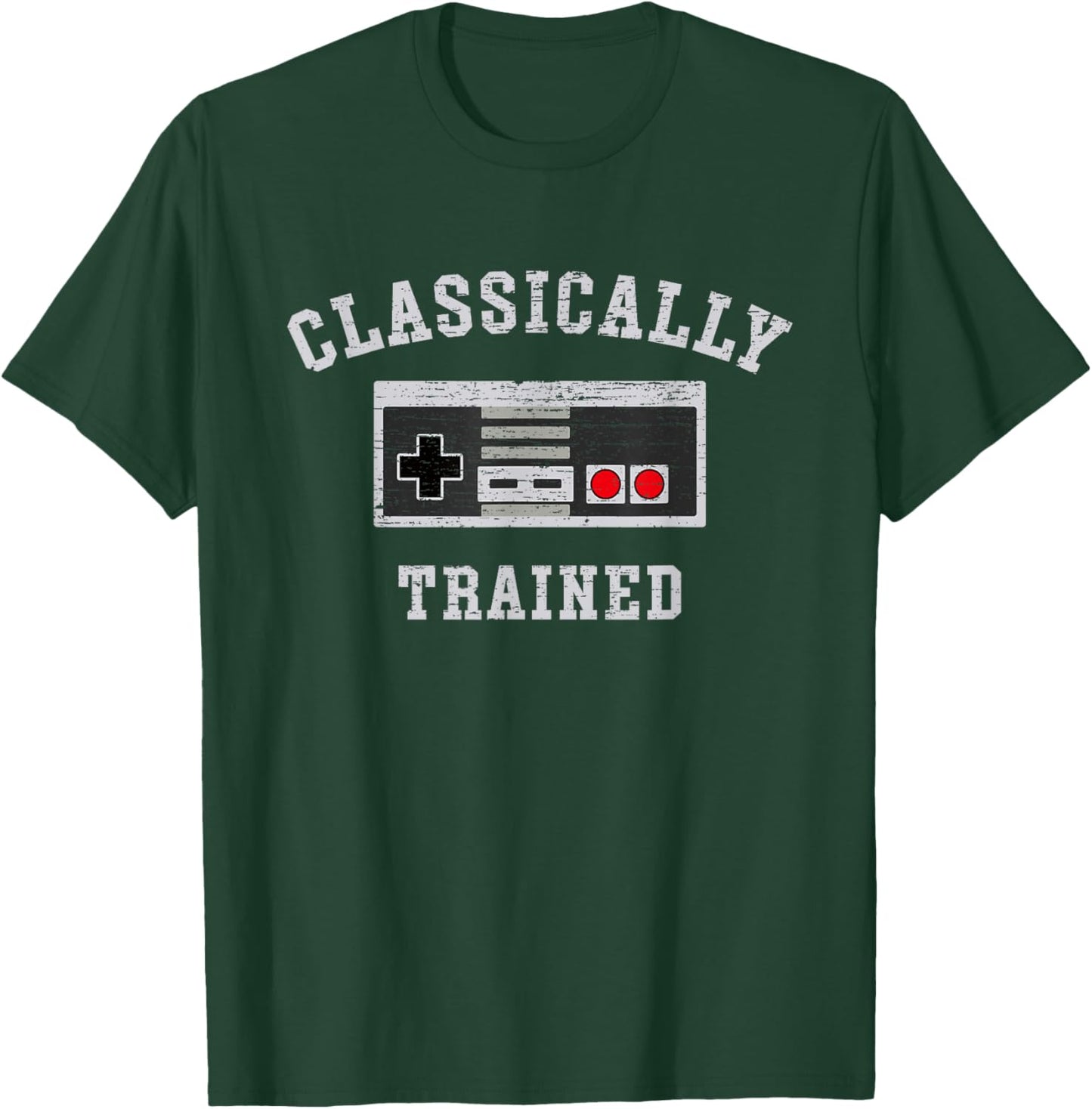 Classically Trained Video Game, cool Adult Gamer T-Shirt - T-Shirt | Forest