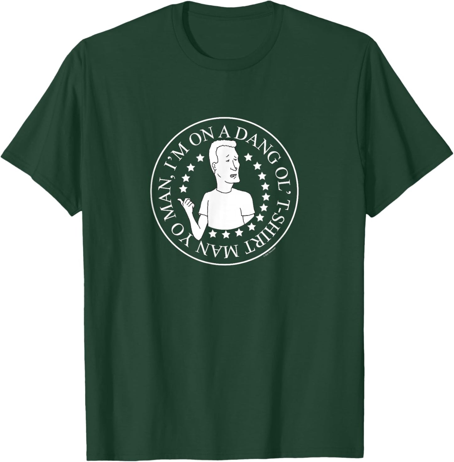 King of The Hill Boomhauer Dang Ol' Cartoon T-Shirt - T-Shirt | Forest