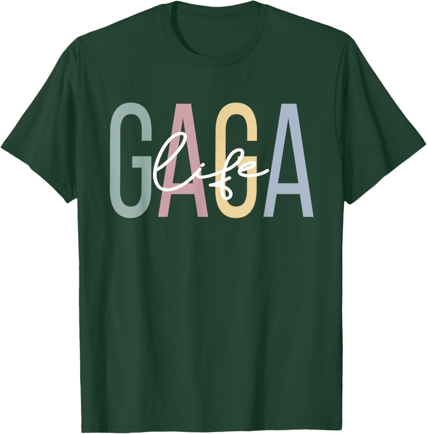 Gaga Life Gaga Grandma Boho Gaga Grandmother T-Shirt - T-Shirt | Forest