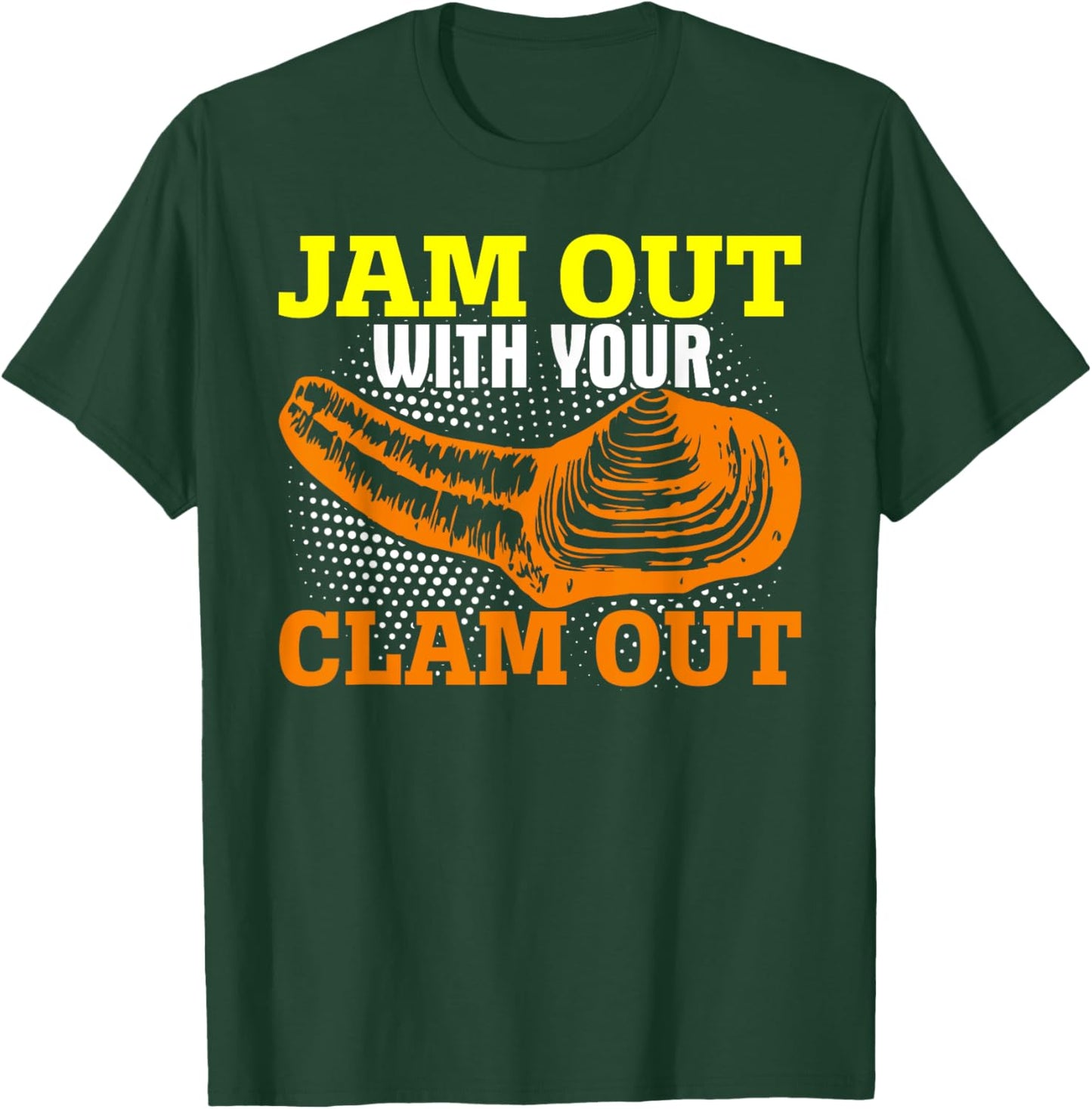 Jam Out With Your Clam Out Funny Geoduck Hunter Gooey Duck T-Shirt - T-Shirt | Forest