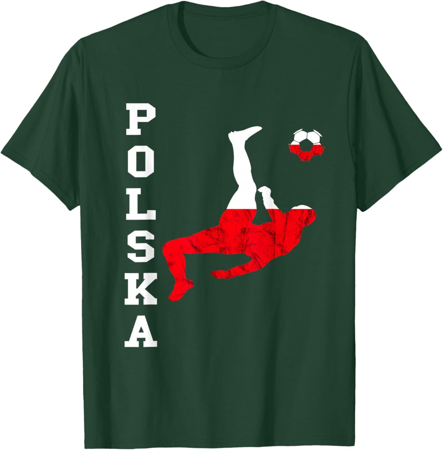 Polska Soccer Team Polish Pride Polish Roots Poland Flag T-Shirt - T-Shirt | Forest