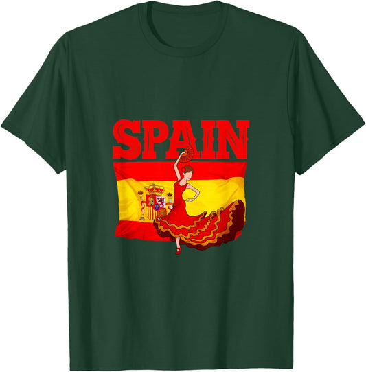 Flamenco Spain T-Shirt - T-Shirt | Forest