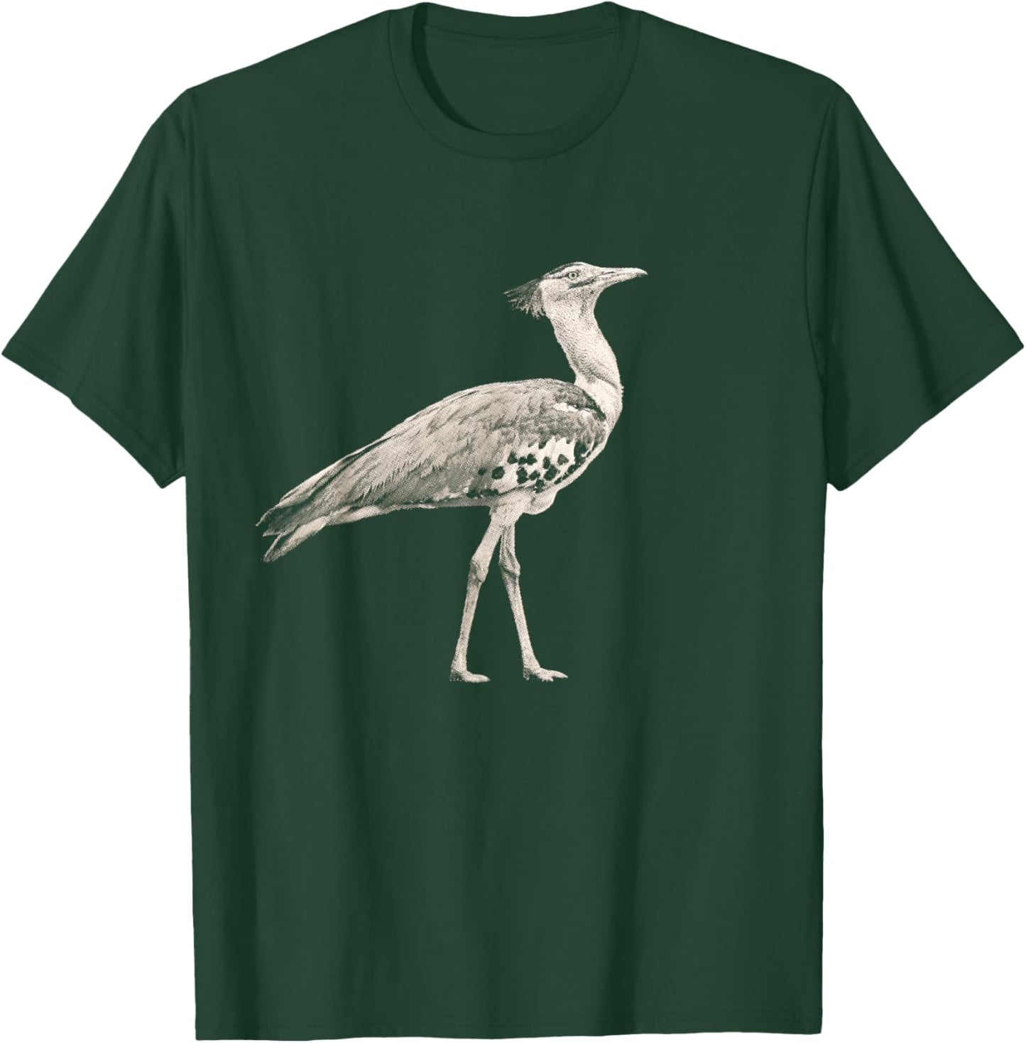Kori Bustard Africa Bird Watcher T-Shirt - T-Shirt | Forest