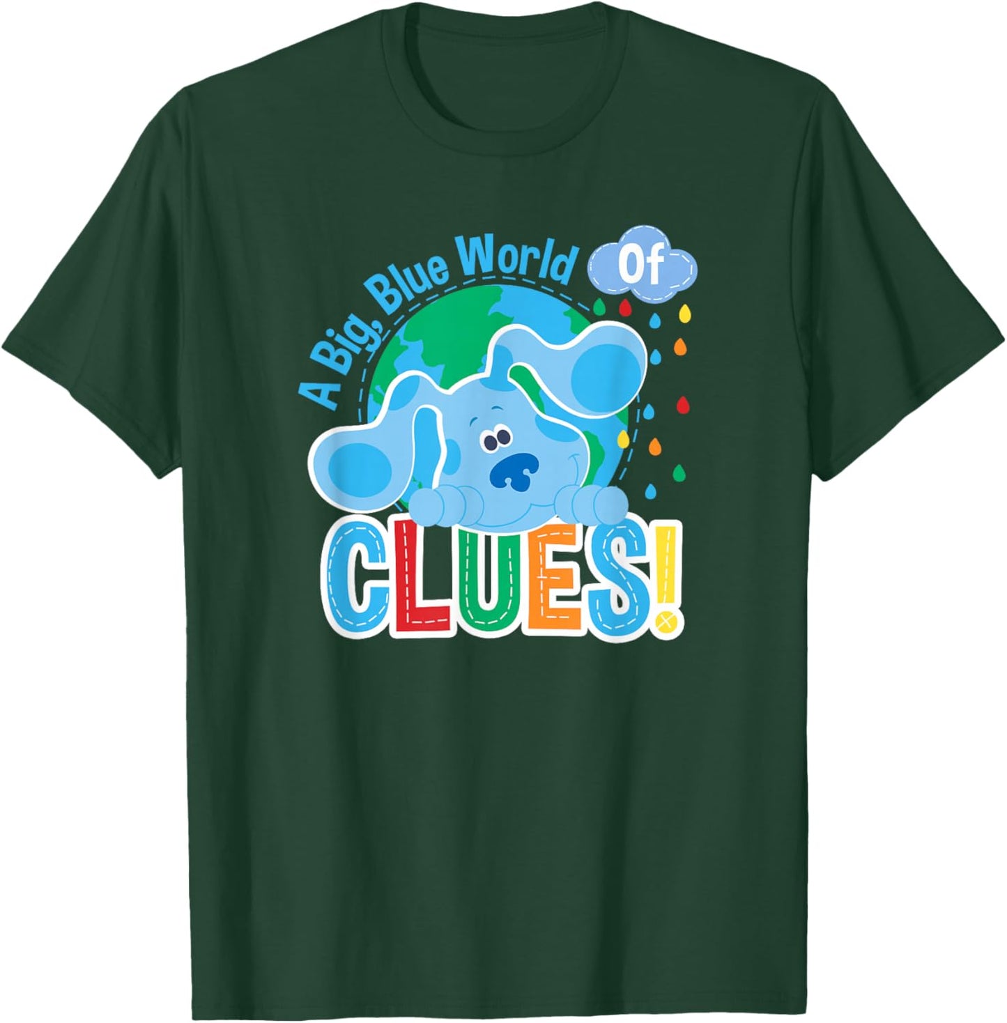 Blue's Clues A Big Blue World of Clues T-Shirt - T-Shirt | Forest