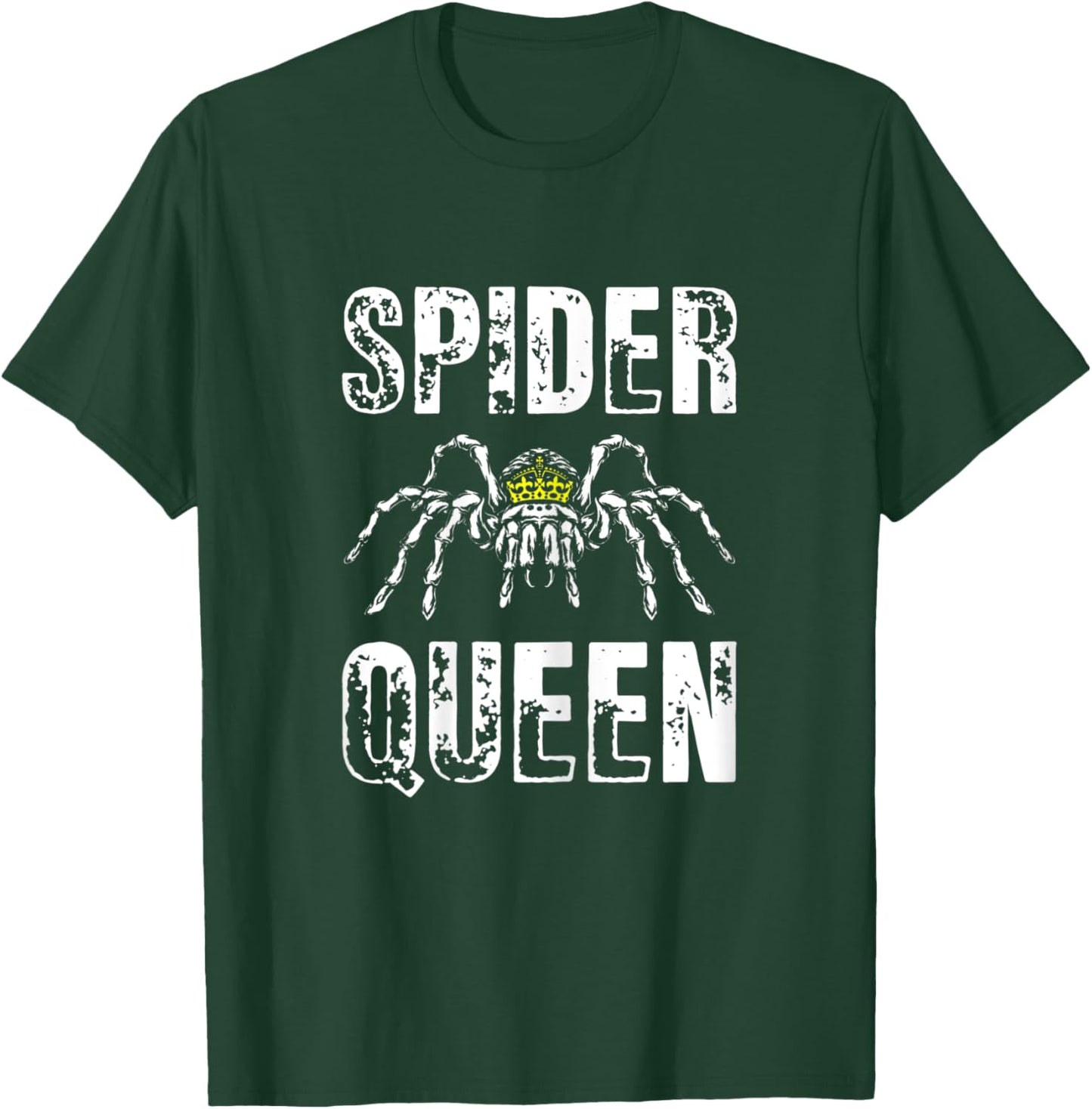 Spider Queen Arachnophile Arachnids Cobweb Insect T-Shirt - T-Shirt | Forest