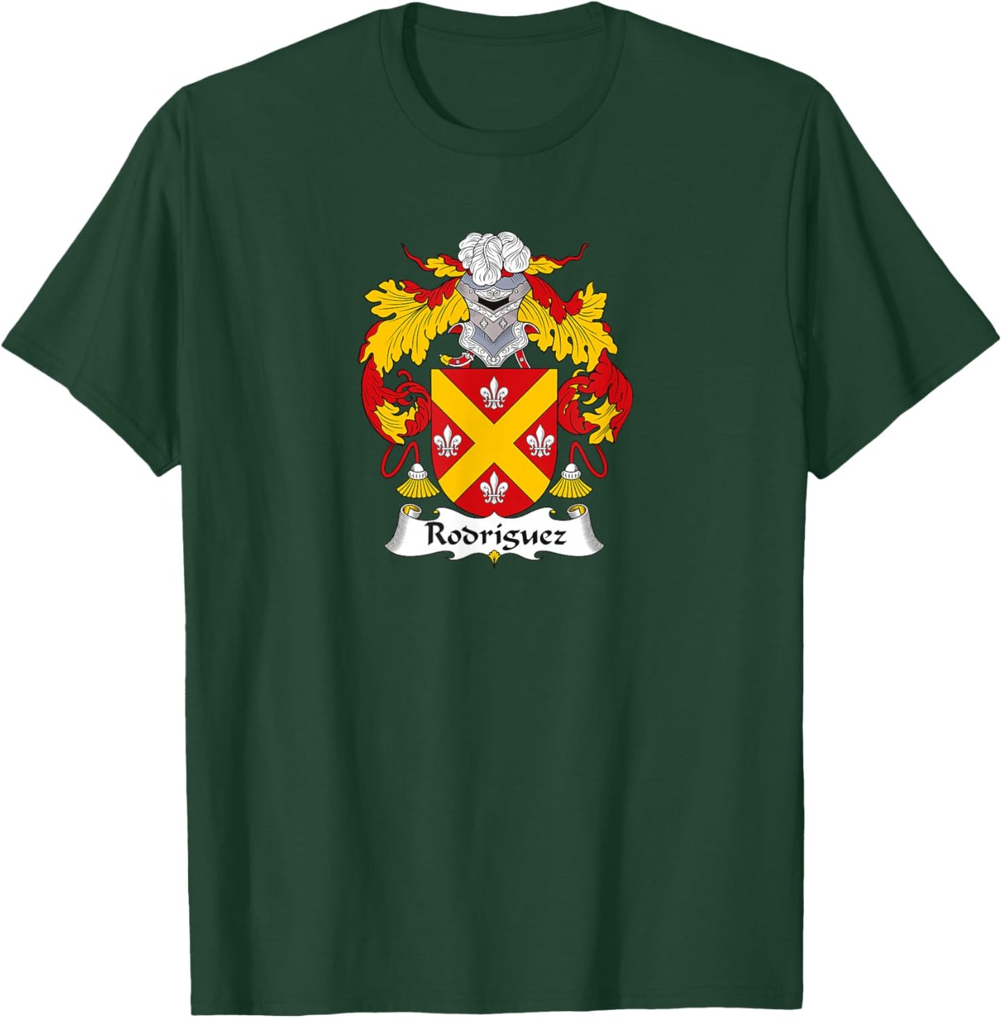 Rodriguez Coat of Arms - Family Crest T-Shirt - T-Shirt | Forest