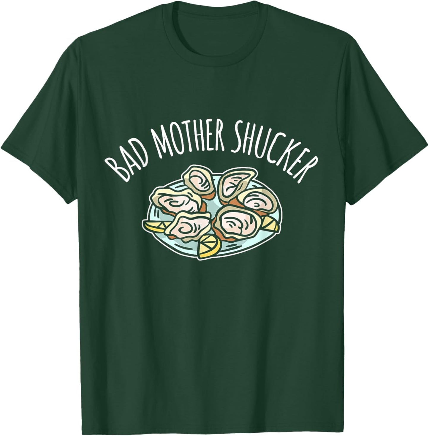 Oyster Festival - Shucking Oysters T-Shirt - T-Shirt | Forest