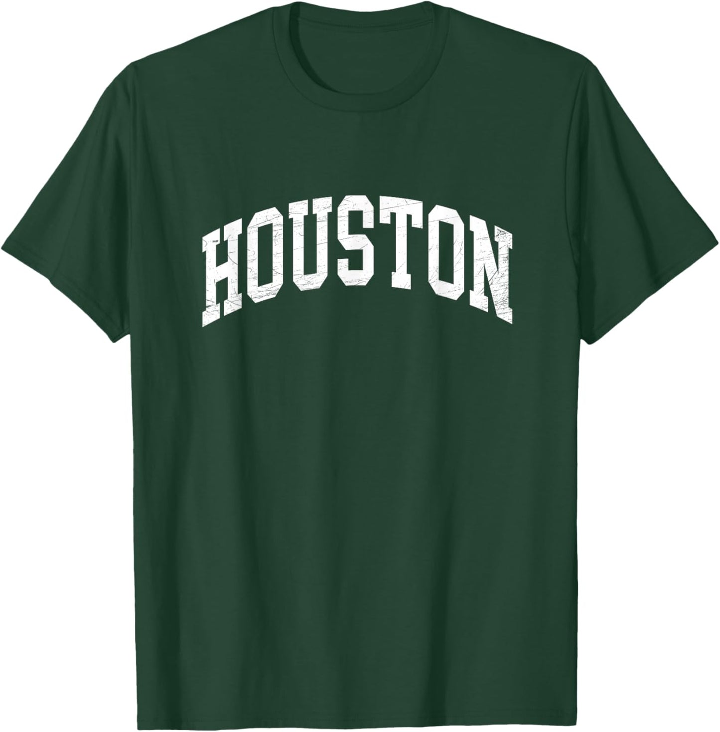Houston - Texas -Distressed / Worn Design - Classic T-Shirt - T-Shirt | Forest