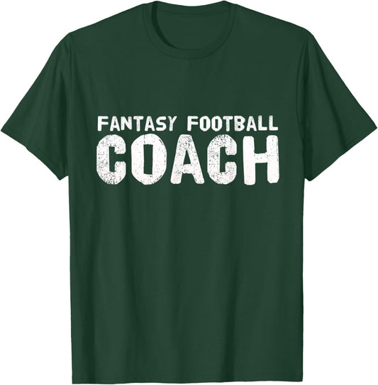 Fantasy Football Coach T-Shirt - T-Shirt | Forest